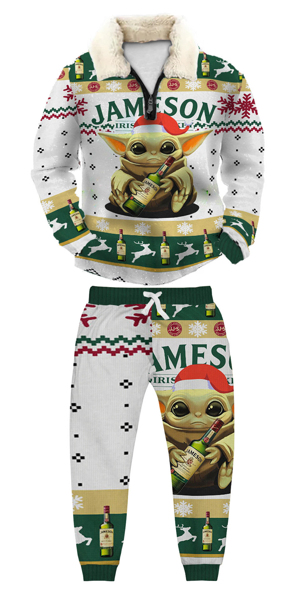 Ugly Quarter Zip Sweatshirt & Sweatpant Set 3bea - product image