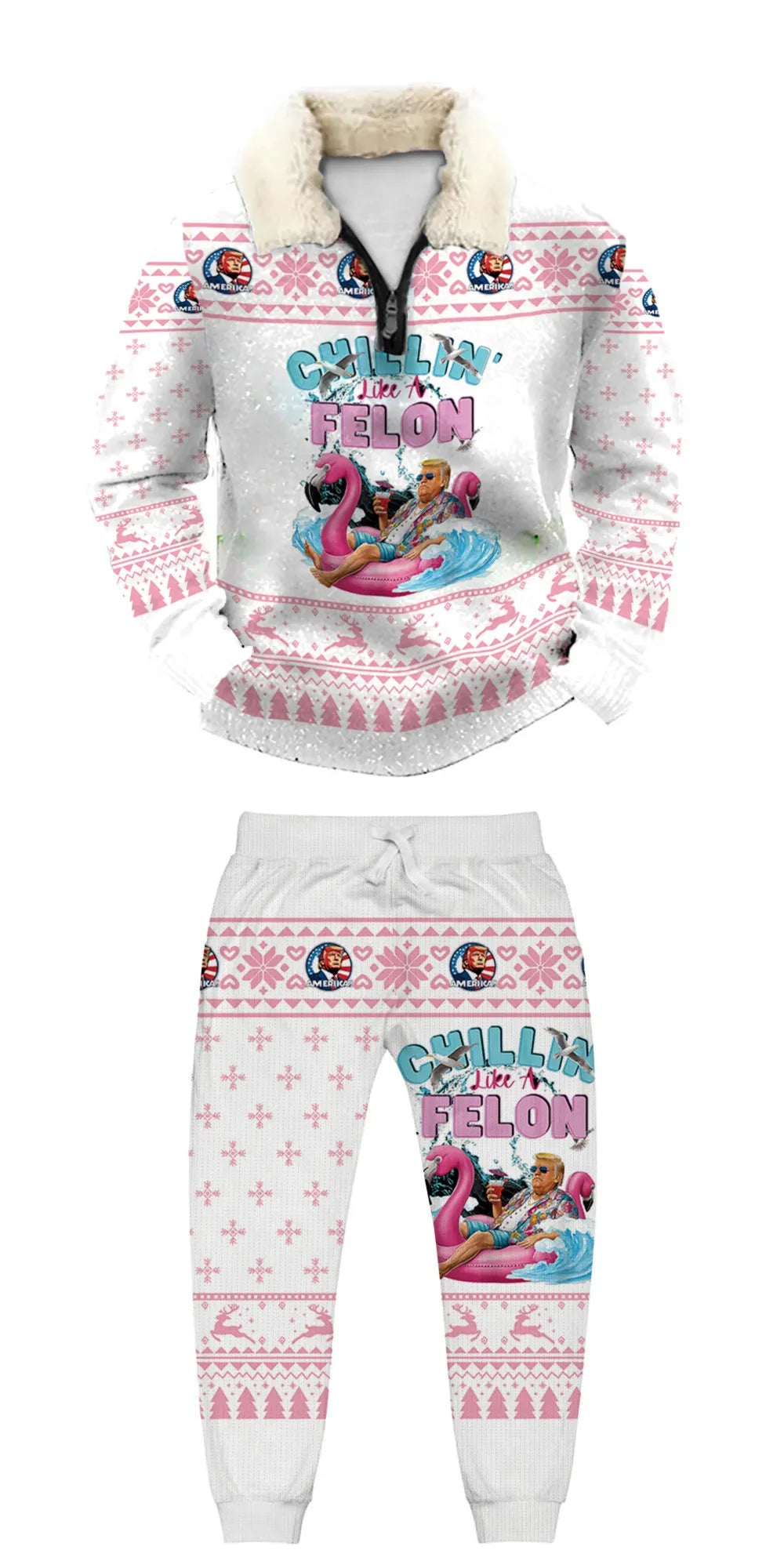 Ugly Quarter Zip Sweatshirt & Sweatpant Set af1f 78d7 - product image