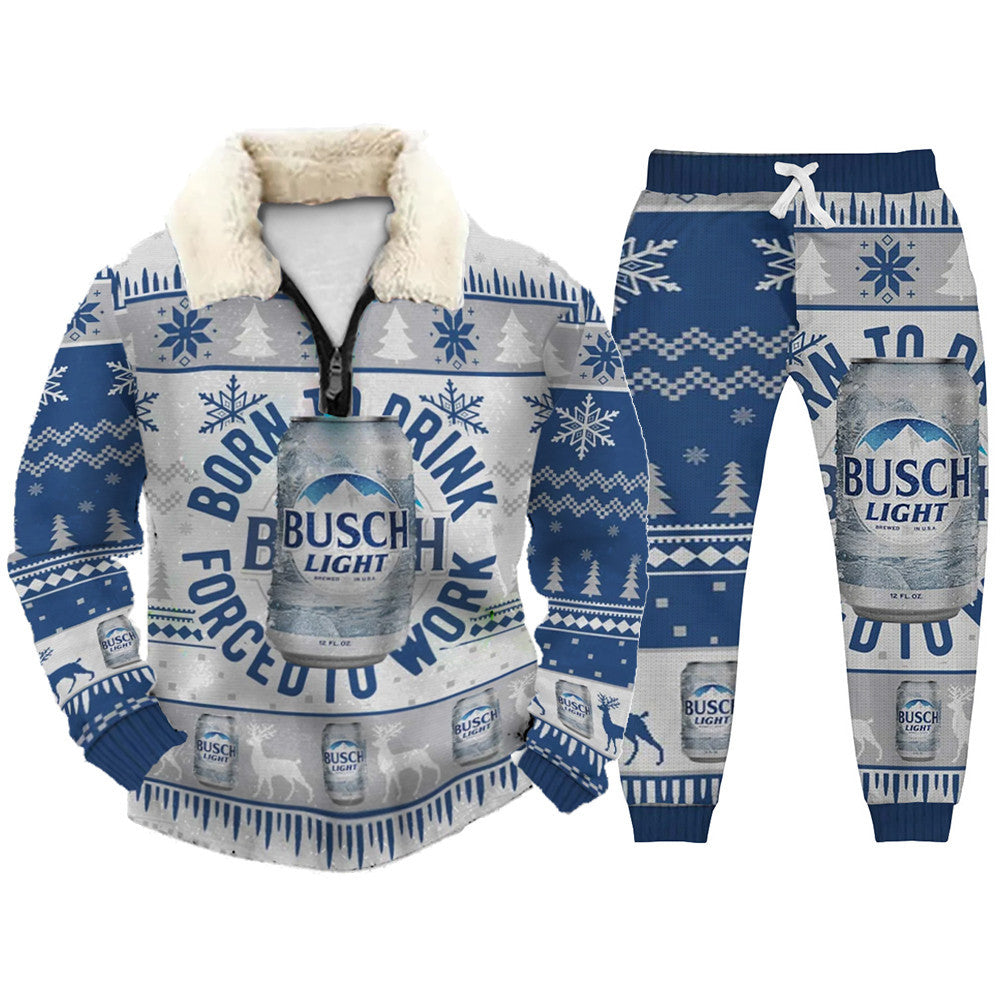 Ugly Quarter Zip Sweatshirt & Sweatpant Set a95b - product image