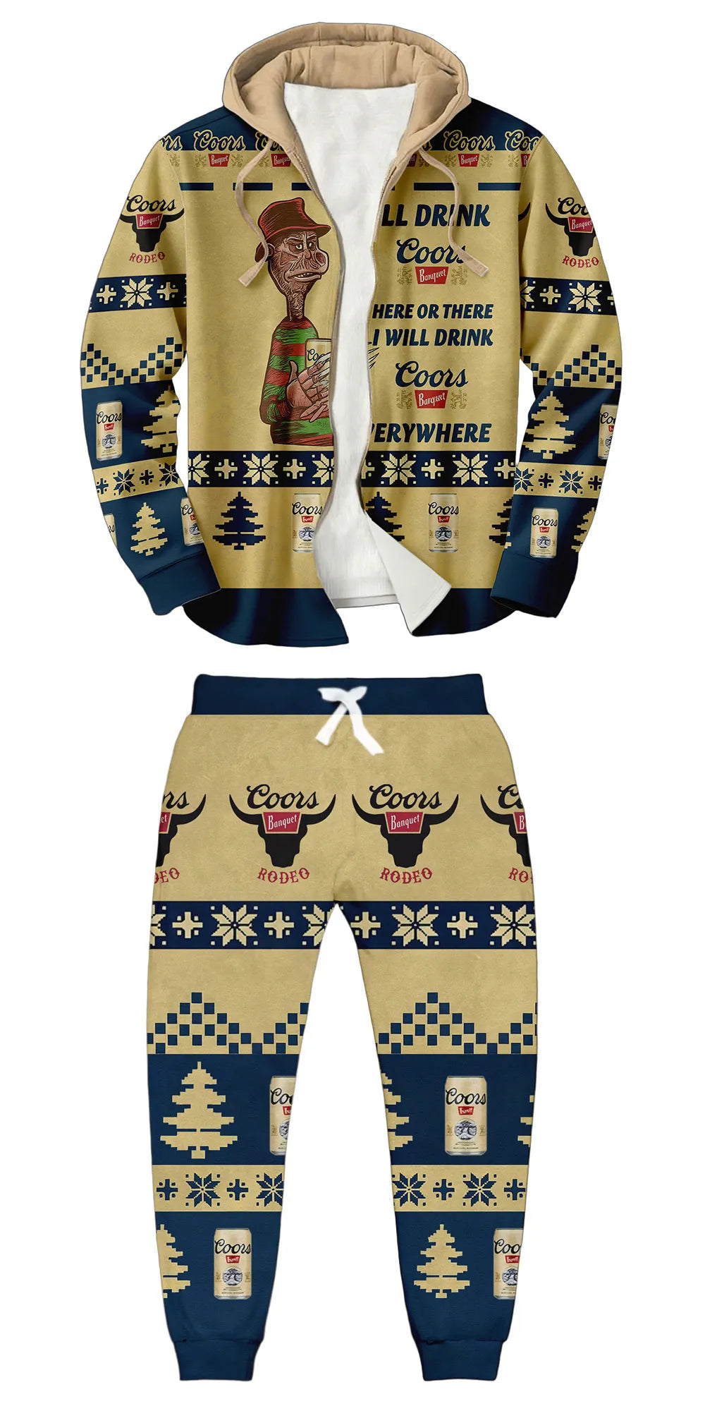 Ugly Zip Hoodie & Sweatpant Set 3234g 328957 - product image