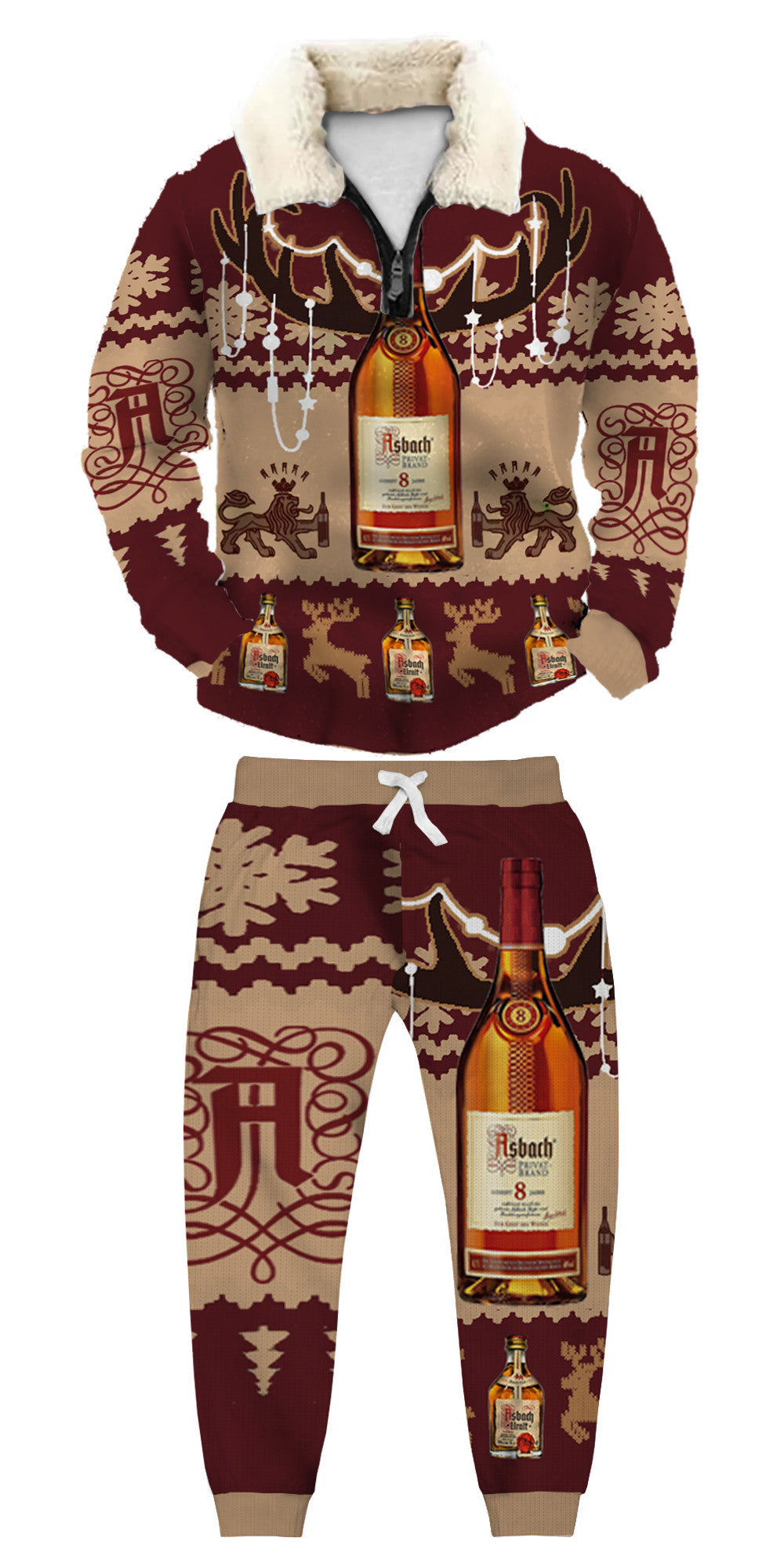 Ugly Quarter Zip Sweatshirt & Sweatpant Set 4d14 - product image