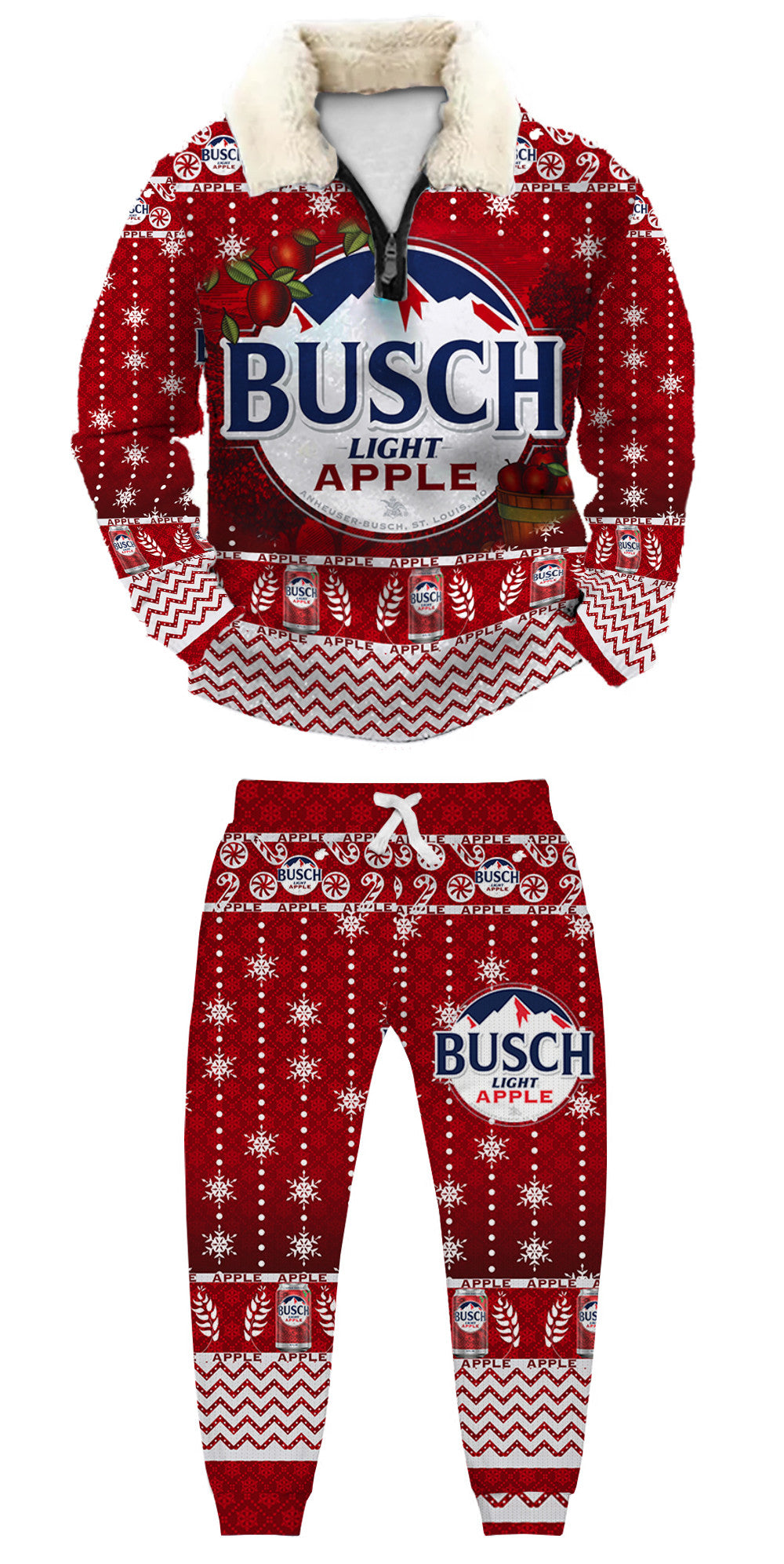 Ugly Quarter Zip Sweatshirt & Sweatpant Set 1c05 - product image