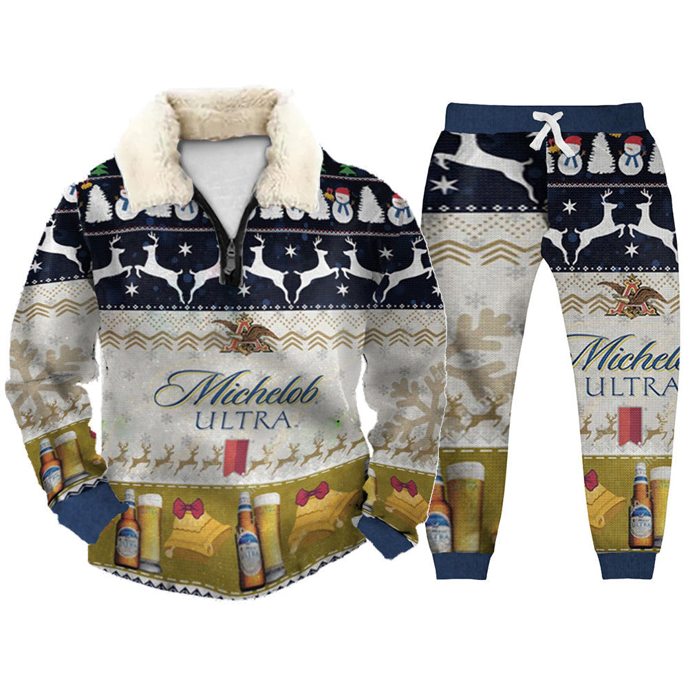 Ugly Quarter Zip Sweatshirt & Sweatpant Set 2dcd - product image