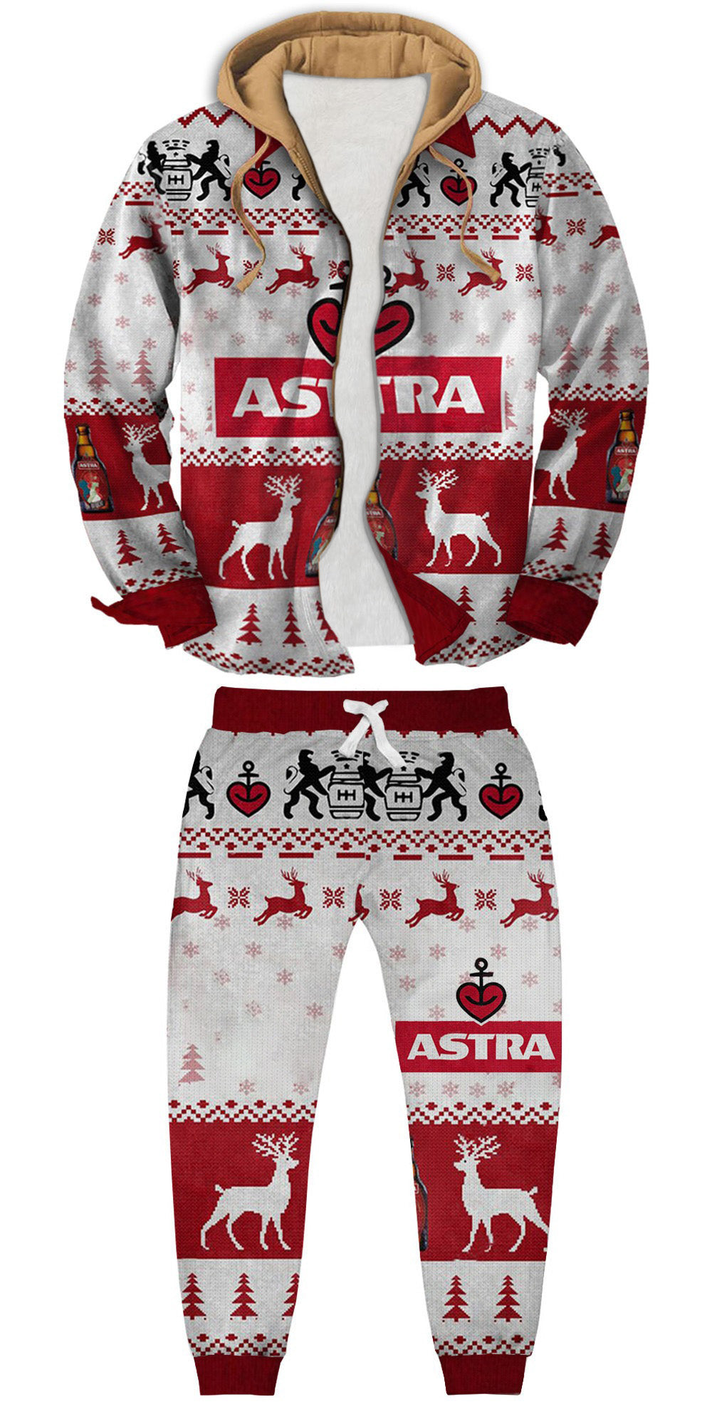 Ugly Zip Hoodie & Sweatpant Set 5178 - product image