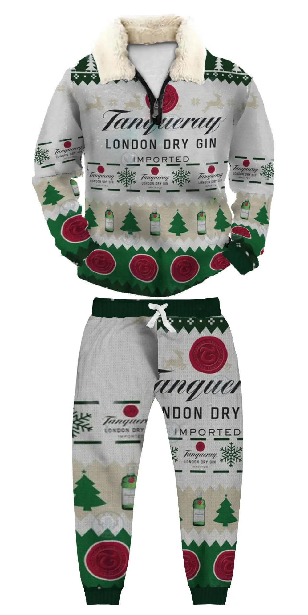 Ugly Quarter Zip Sweatshirt & Sweatpant Set 2cc1 - product image