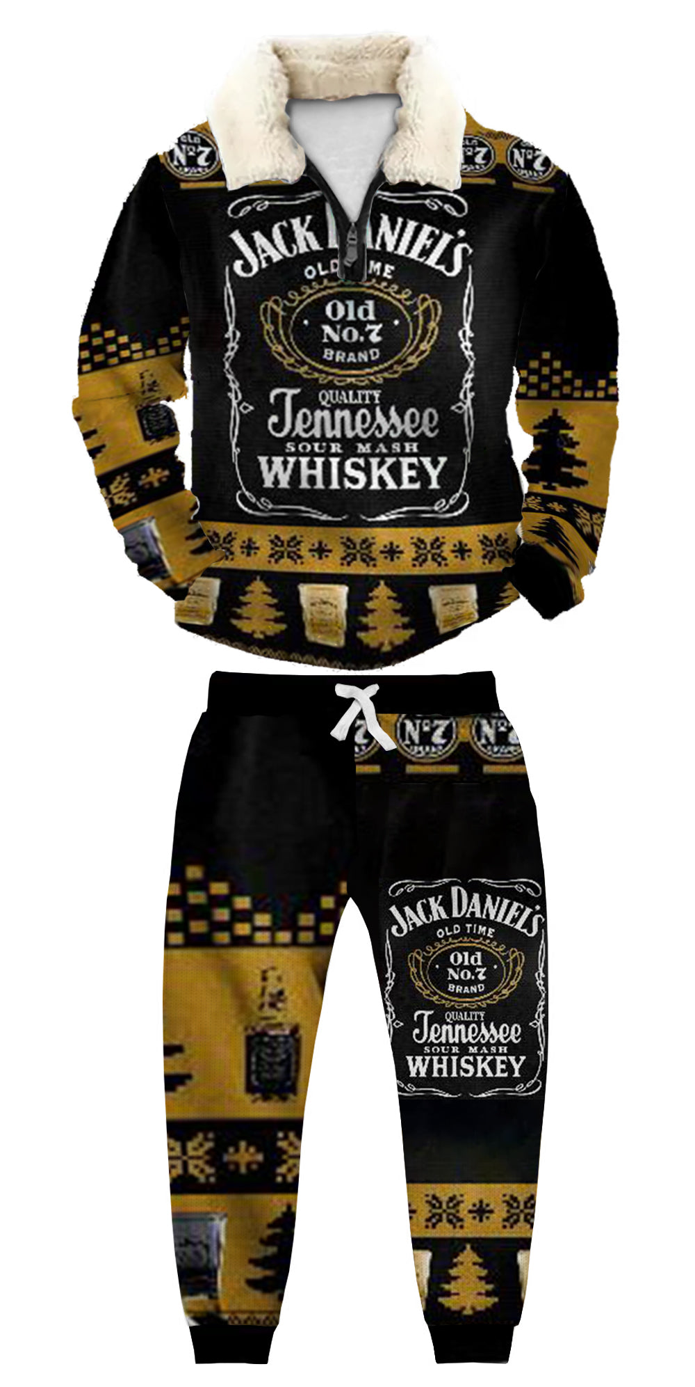 Ugly Quarter Zip Sweatshirt & Sweatpant Set a42b - product image
