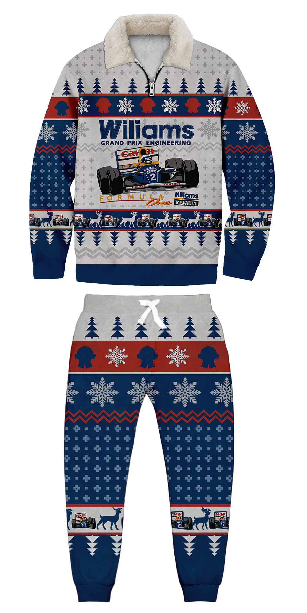 Ugly Quarter Zip Sweatshirt & Sweatpant Set 6234x - product image