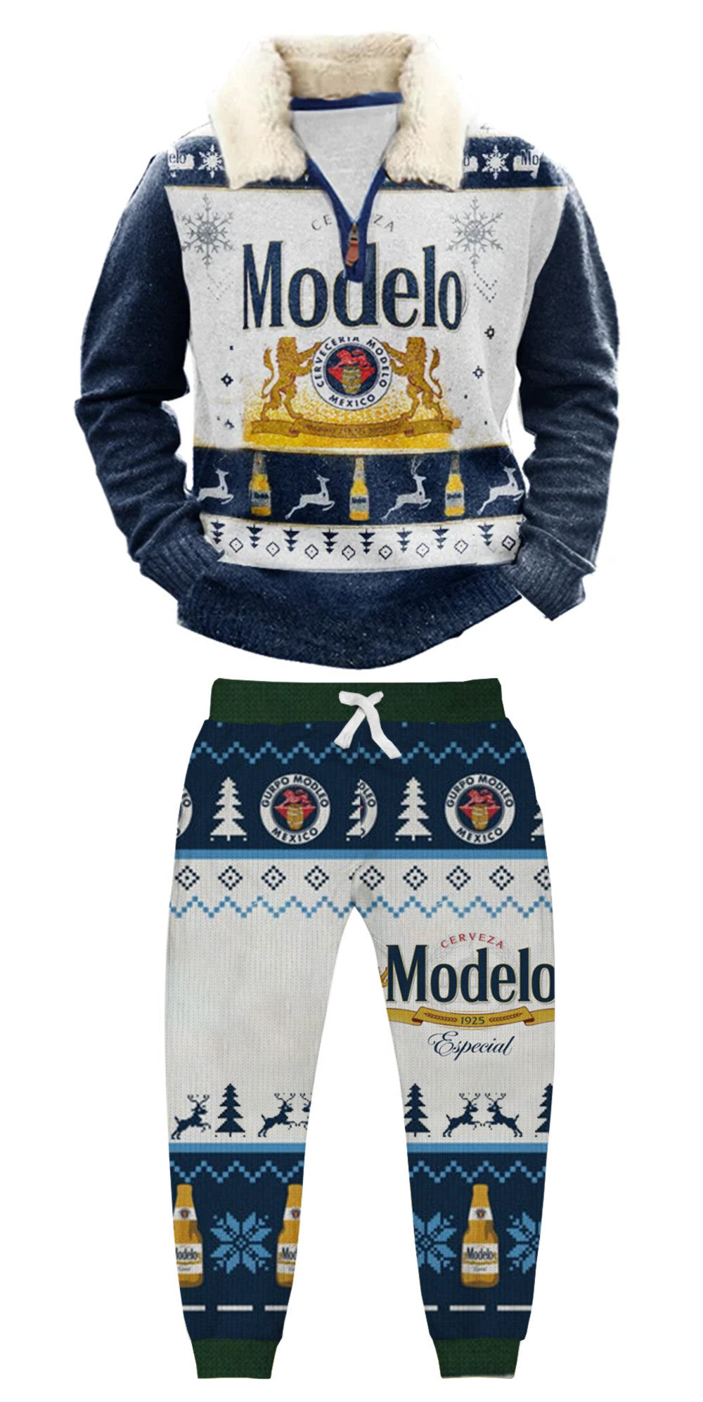 Ugly Quarter Zip Sweatshirt & Sweatpant Set d0ea - product image