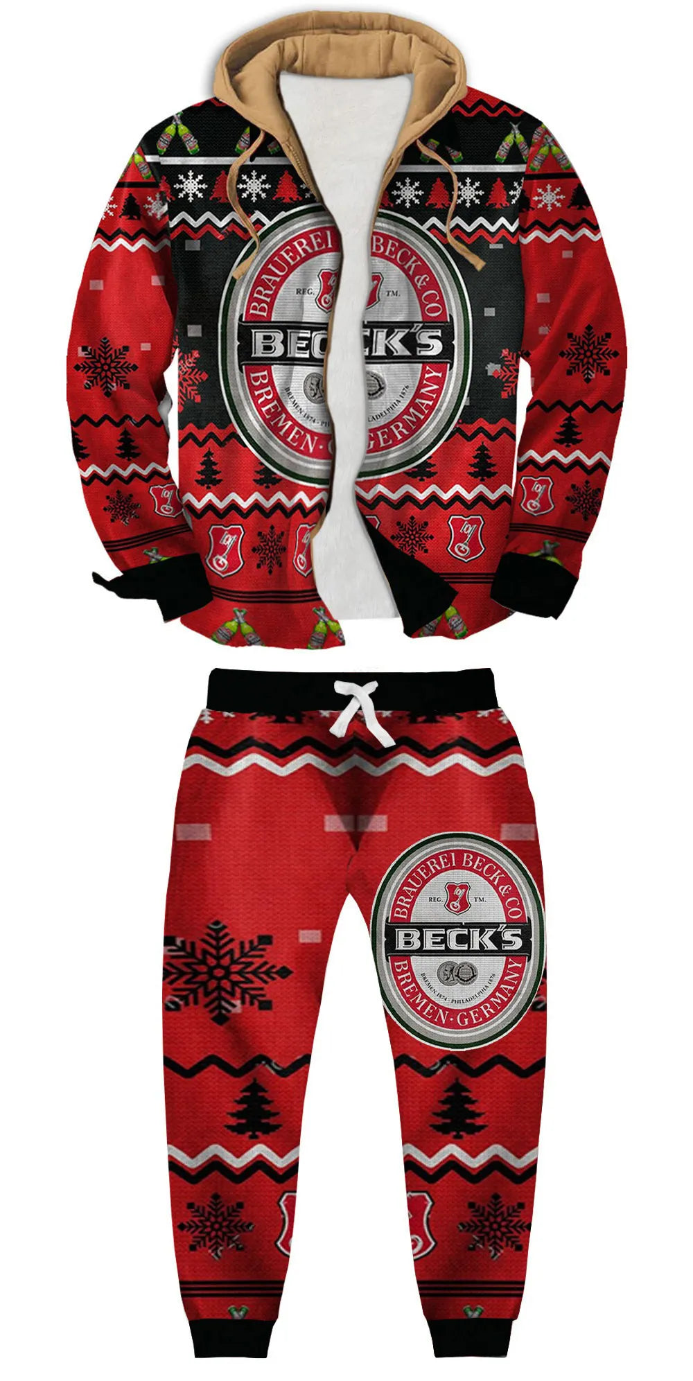 Ugly Zip Hoodie & Sweatpant Set 9430 - product image