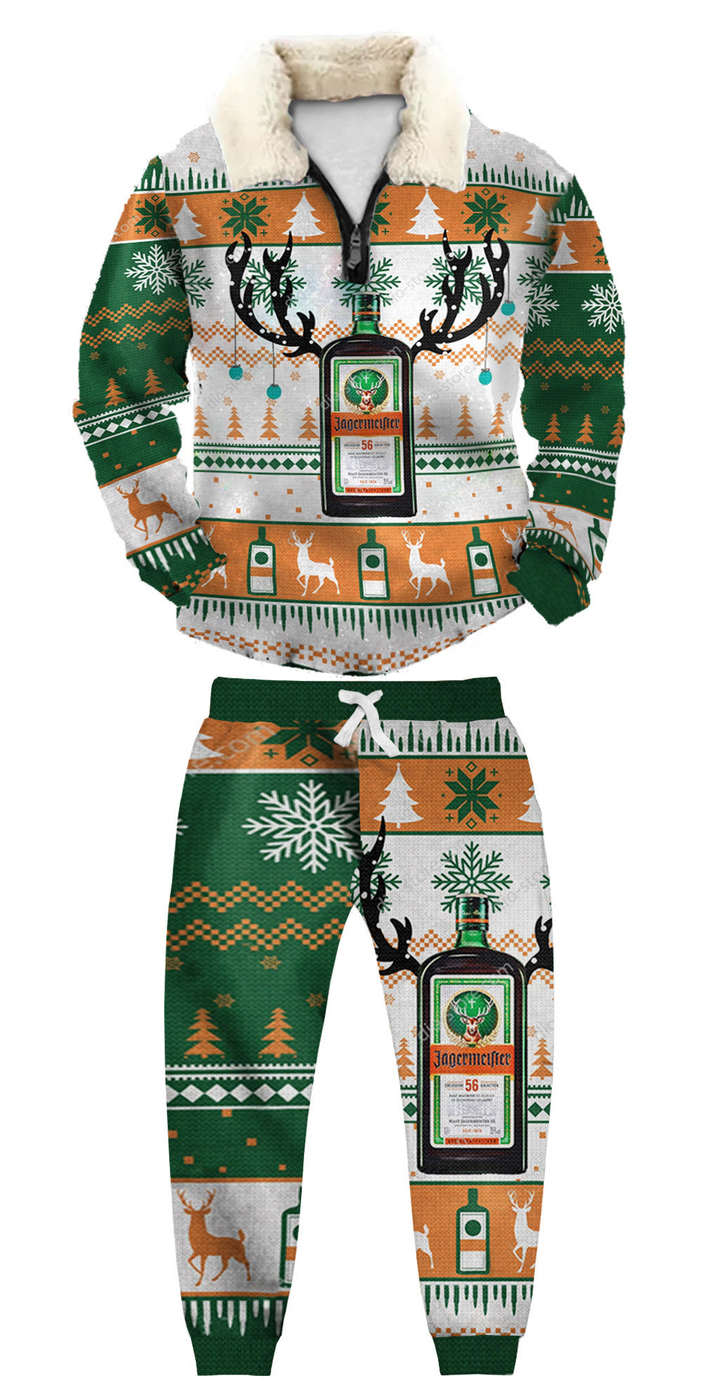 Ugly Quarter Zip Sweatshirt & Sweatpant Set b82a - product image