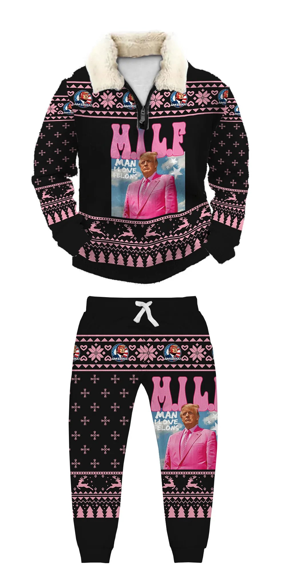 Ugly Quarter Zip Sweatshirt & Sweatpant Set af1f a832 - product image
