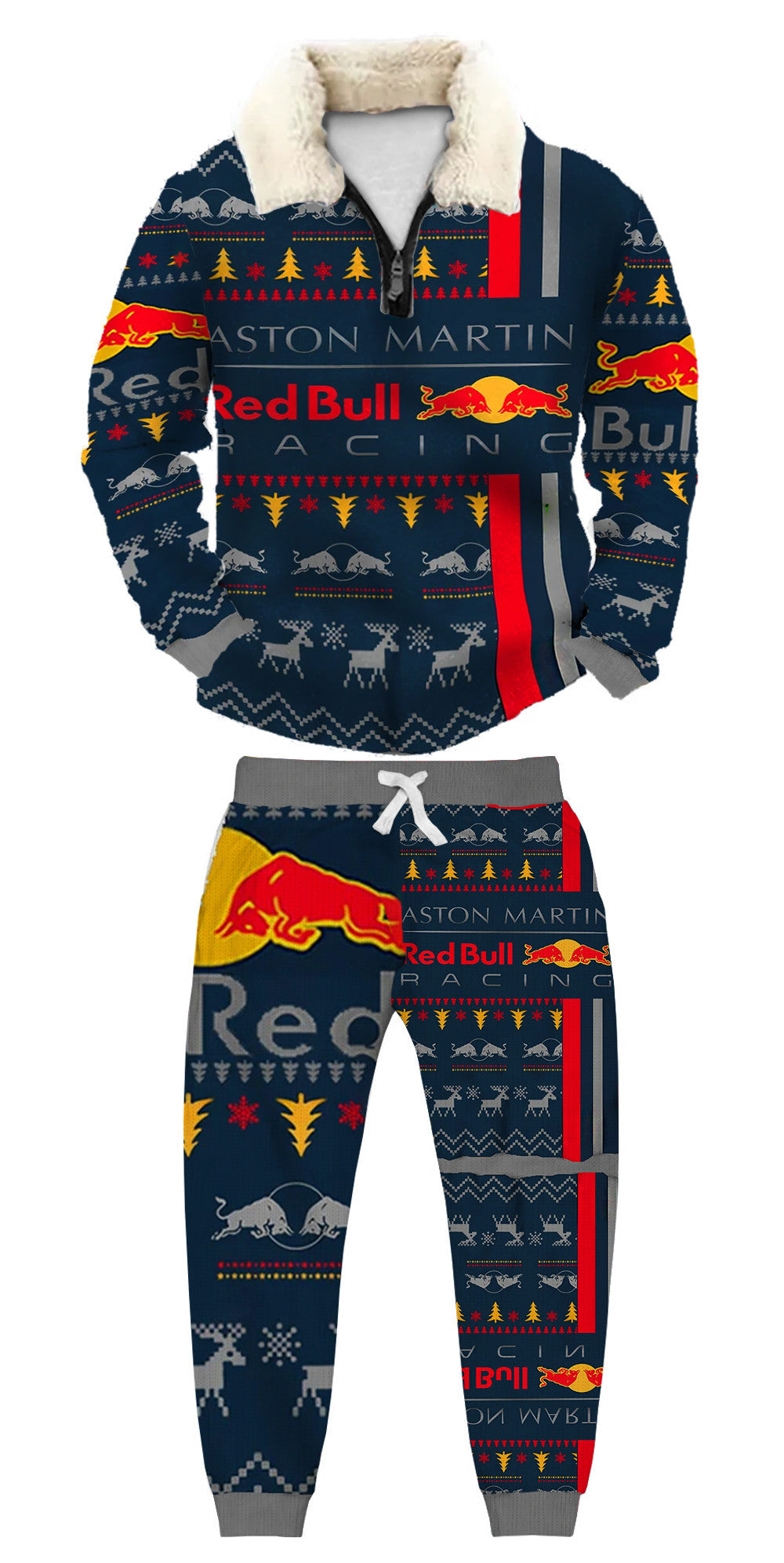 Ugly Quarter Zip Sweatshirt & Sweatpant Set 7ab1 - product image