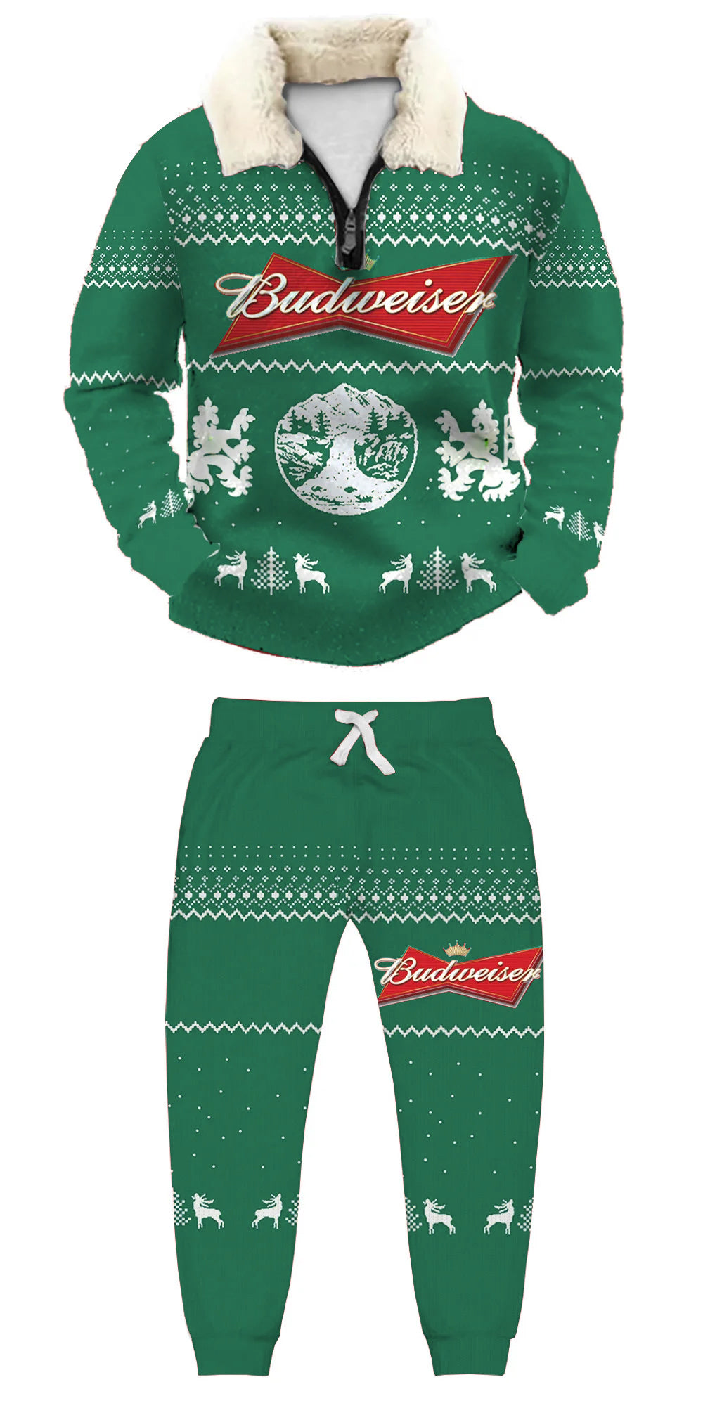Ugly Quarter Zip Sweatshirt & Sweatpant Set bdab - product image 7