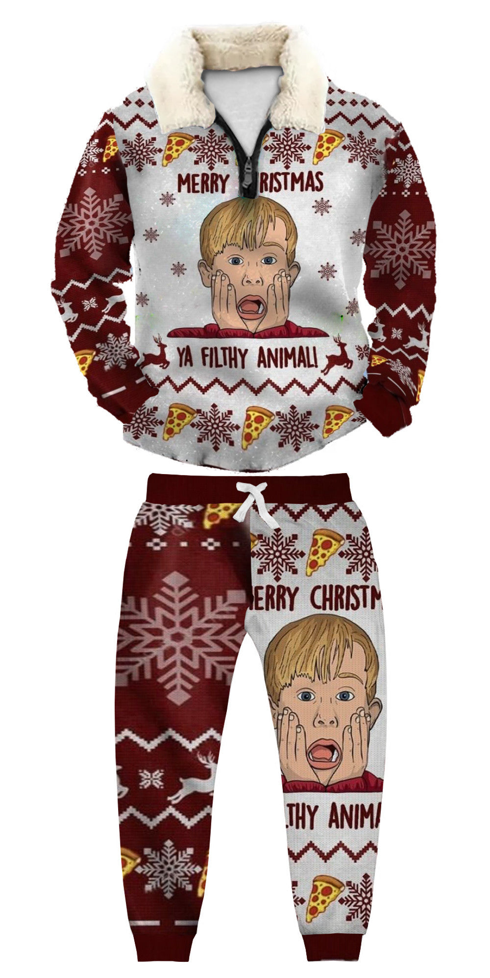 Ugly Quarter Zip Sweatshirt & Sweatpant Set e5e7 - product image