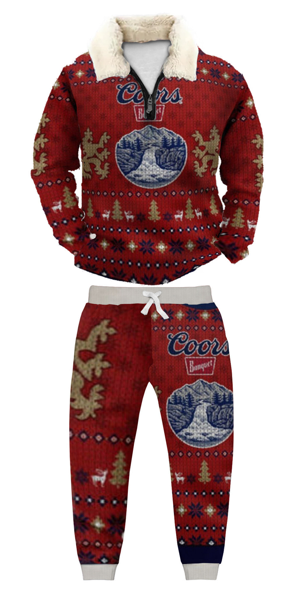 Ugly Quarter Zip Sweatshirt & Sweatpant Set eacc - product image
