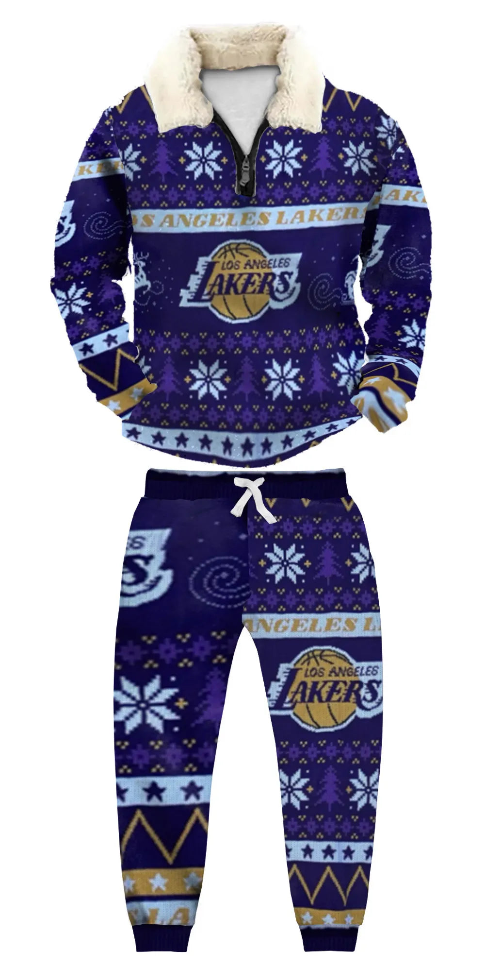 Ugly Quarter Zip Sweatshirt & Sweatpant Set b7c8 - product image