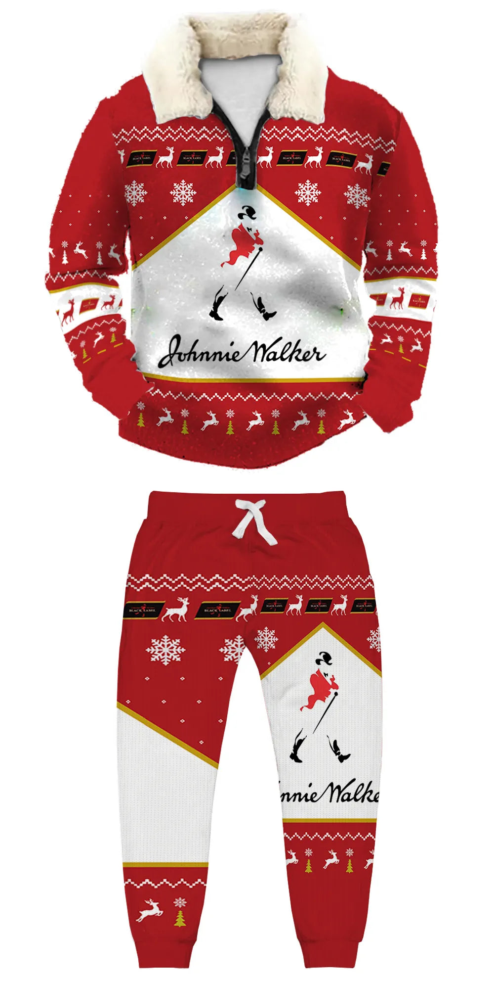 Ugly Quarter Zip Sweatshirt & Sweatpant Set grgr - product image