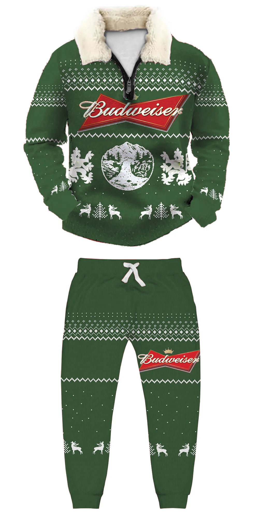 Ugly Quarter Zip Sweatshirt & Sweatpant Set bdab - product image 5