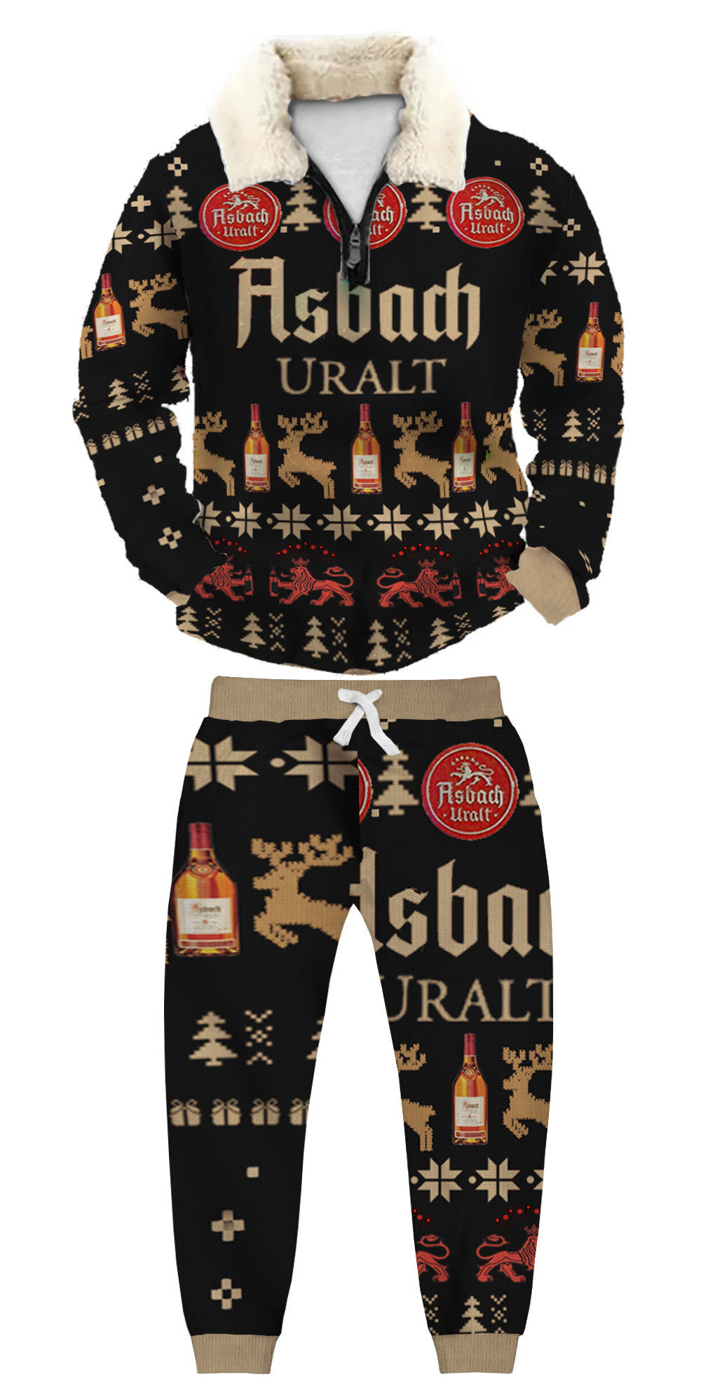 Ugly Quarter Zip Sweatshirt & Sweatpant Set 8dd3 - product image