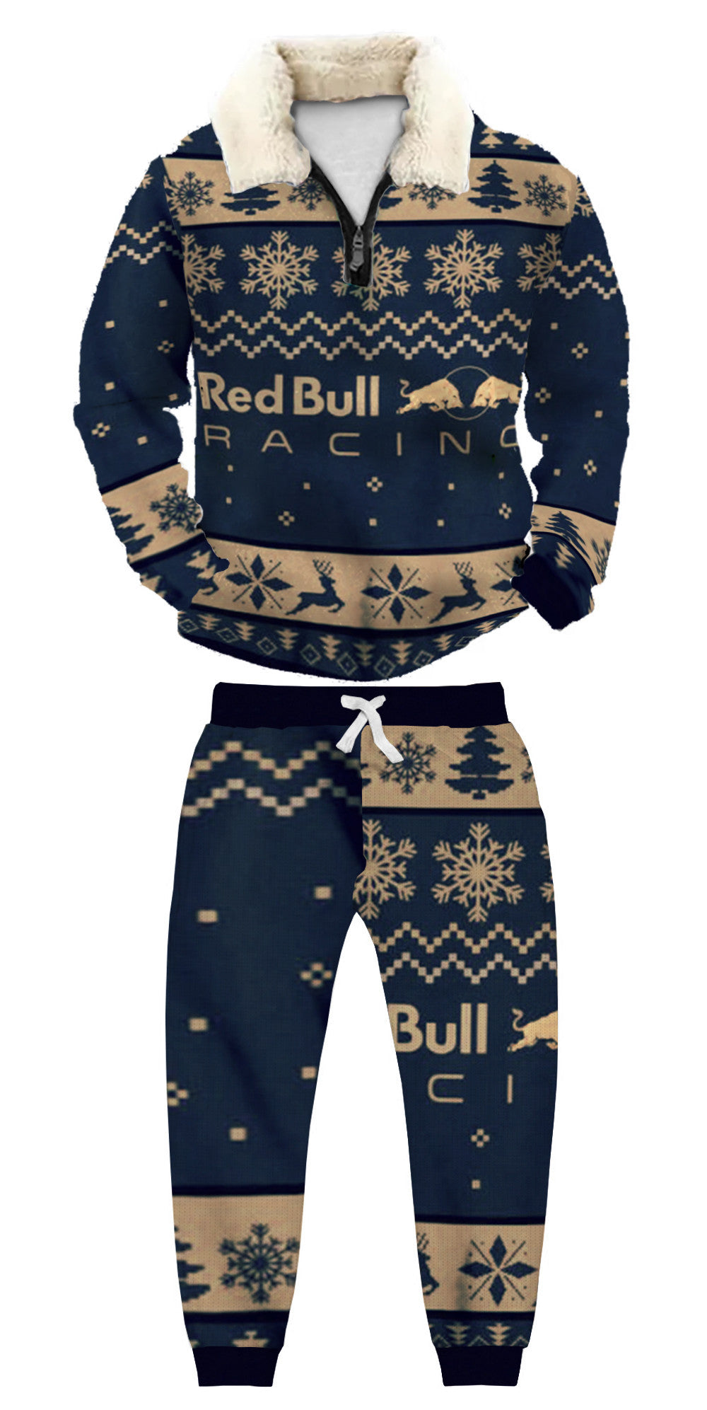 Ugly Quarter Zip Sweatshirt & Sweatpant Set 1433 - product image