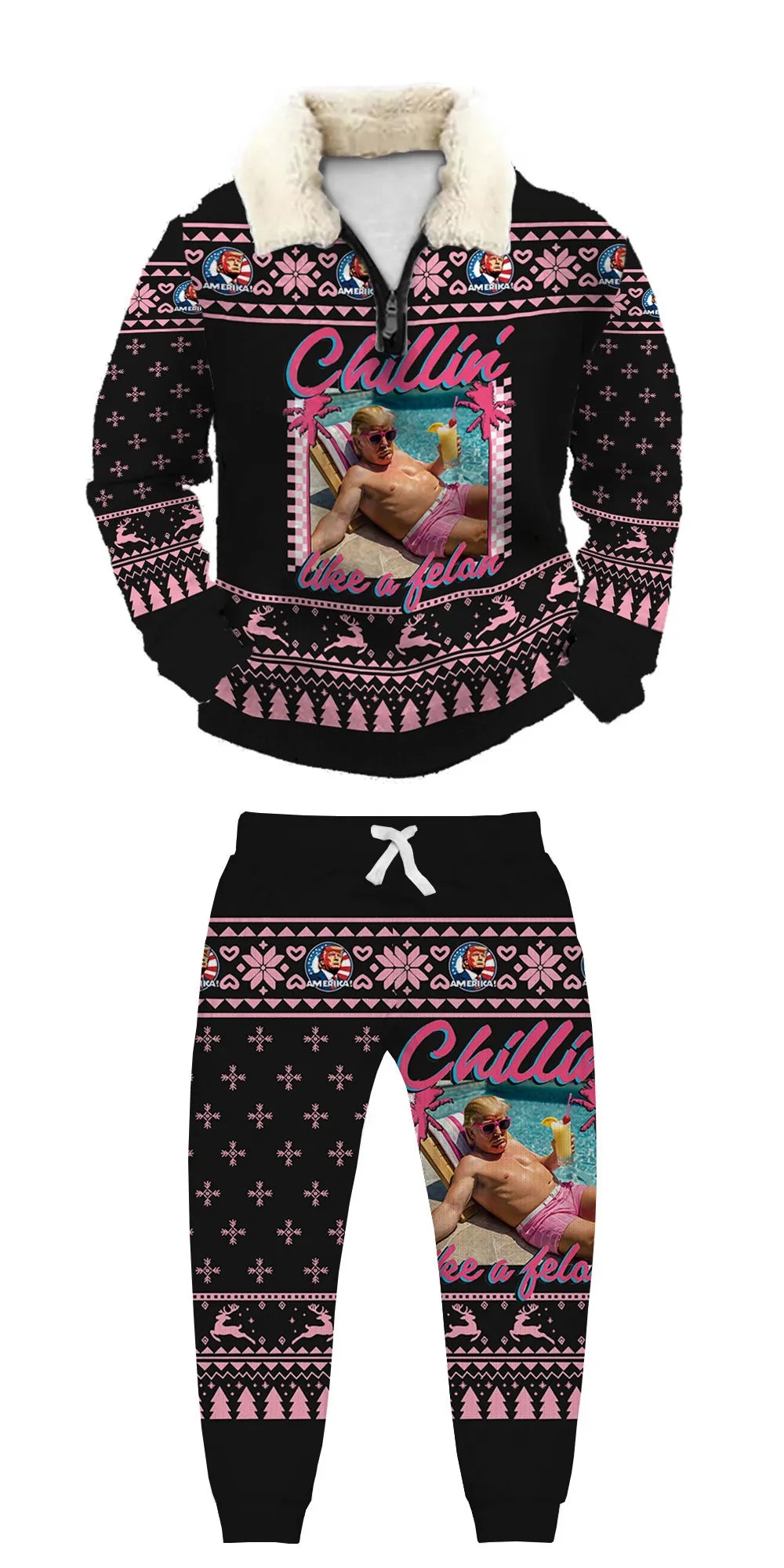 Ugly Quarter Zip Sweatshirt & Sweatpant Set af1f 41e8 - product image