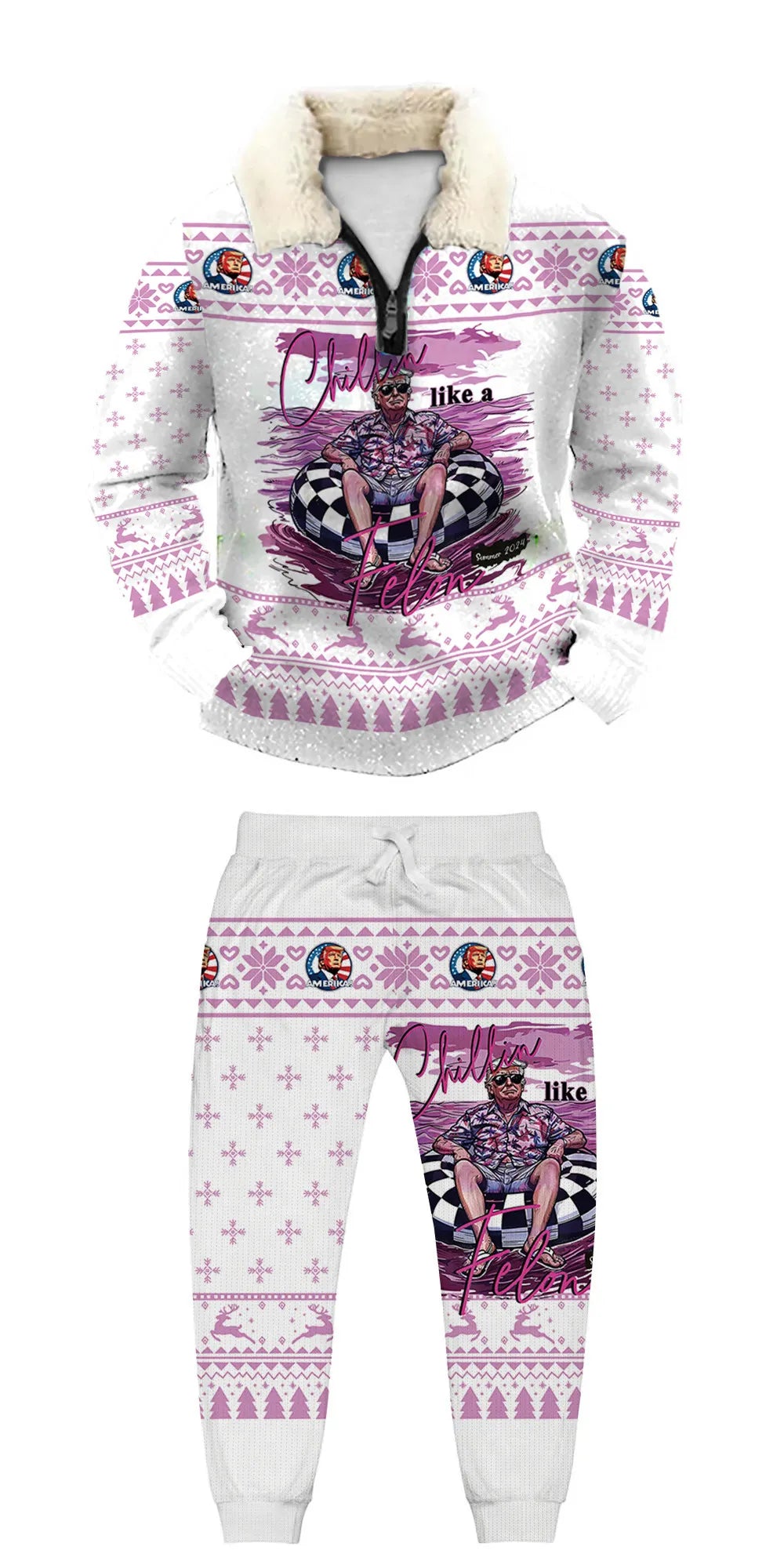 Ugly Quarter Zip Sweatshirt & Sweatpant Set af1f d1ad - product image