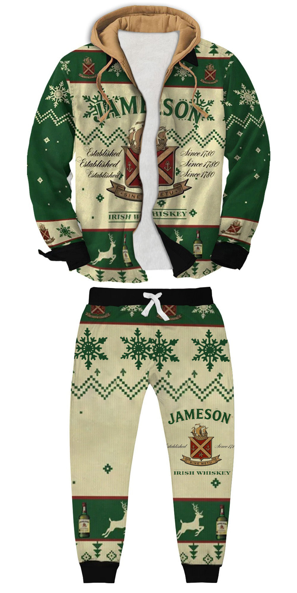 Ugly Zip Hoodie & Sweatpant Set 250a - product image