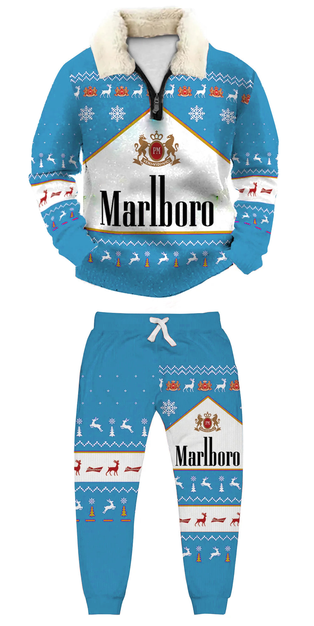 Ugly Quarter Zip Sweatshirt & Sweatpant Set 24f5 - product image 8