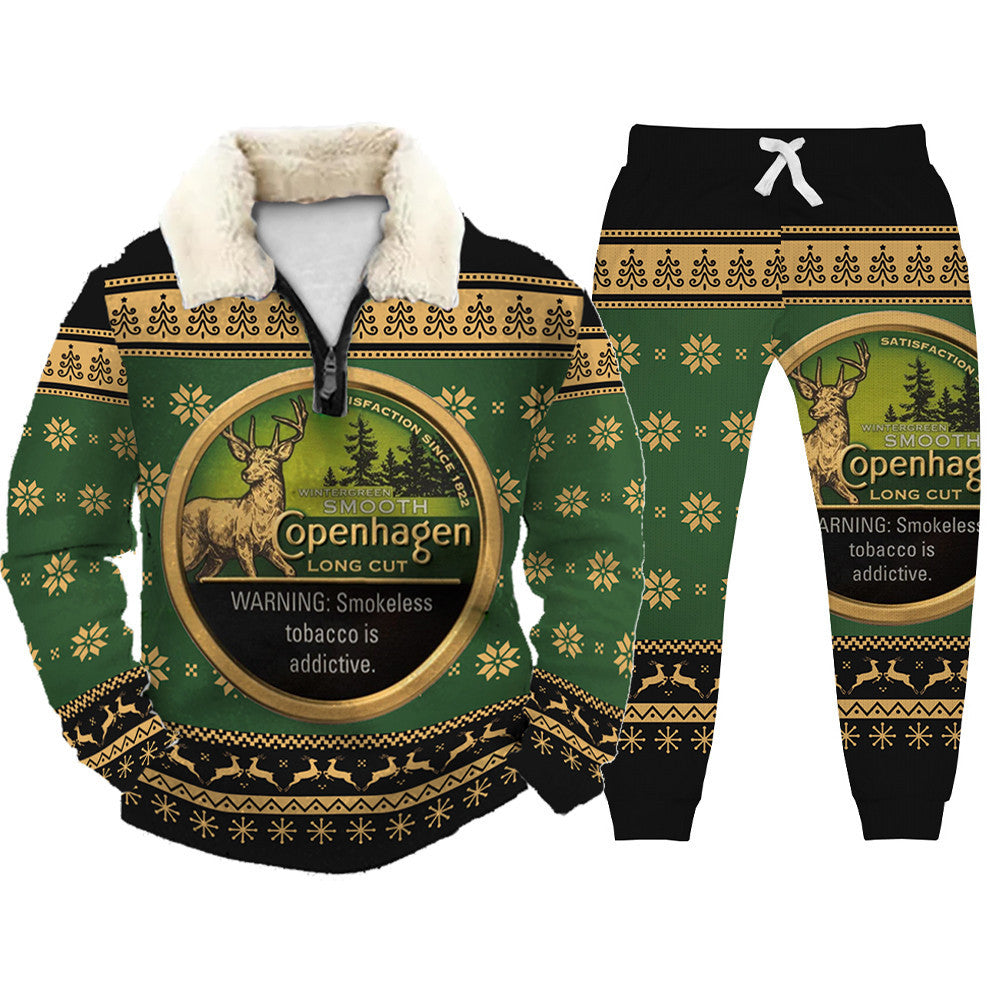 Ugly Quarter Zip Sweatshirt & Sweatpant Set 126d - product image