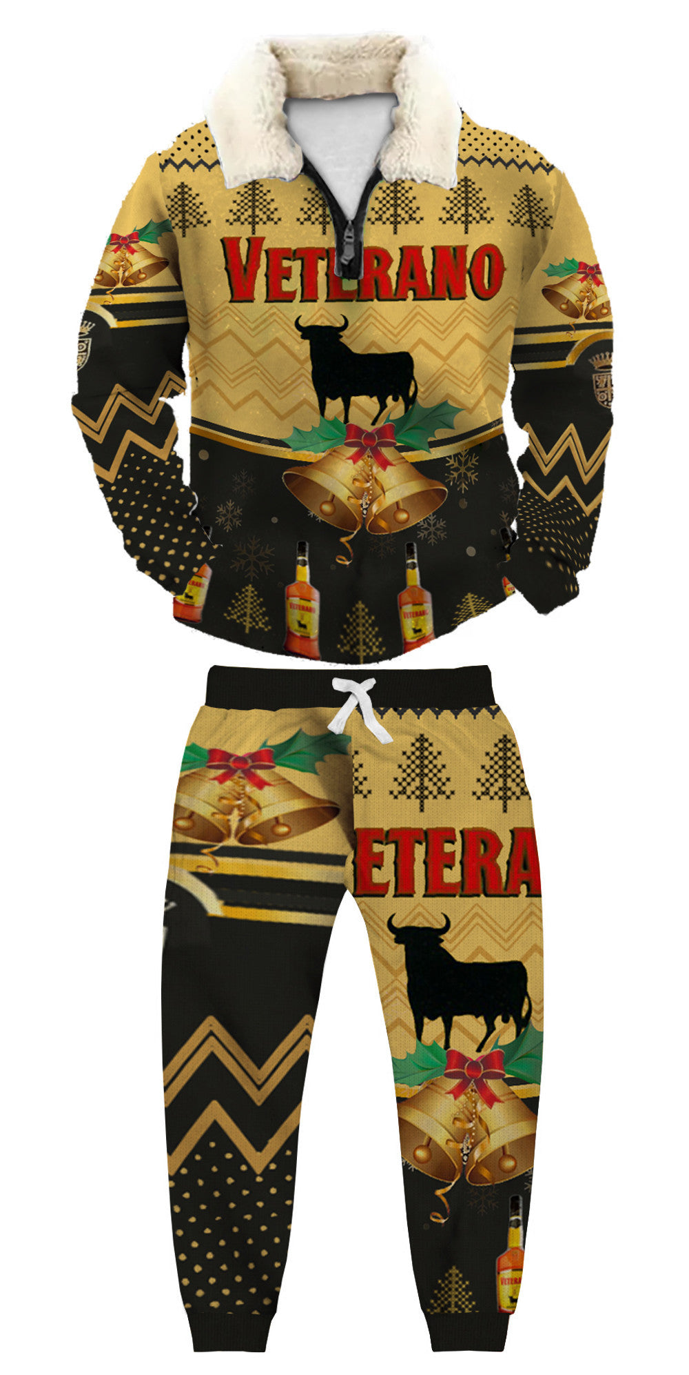 Ugly Quarter Zip Sweatshirt & Sweatpant Set 4420 - product image