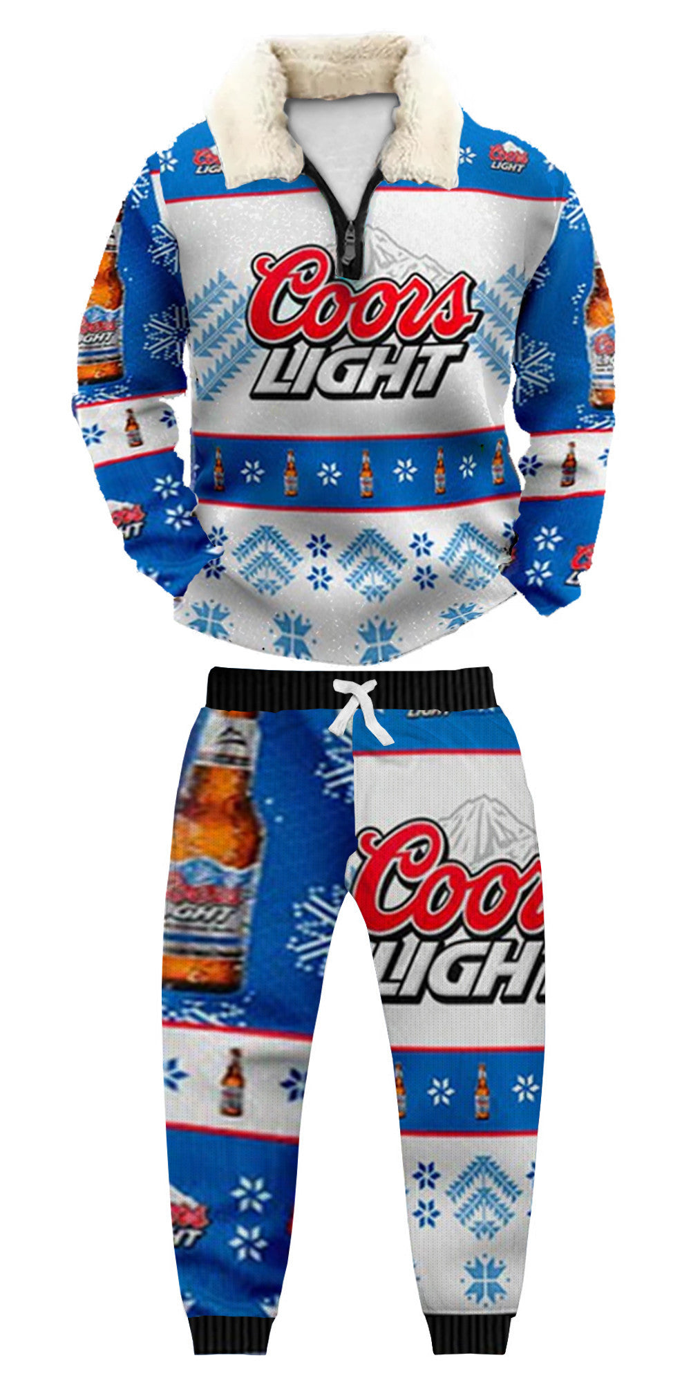 Ugly Quarter Zip Sweatshirt & Sweatpant Set 53ef - product image