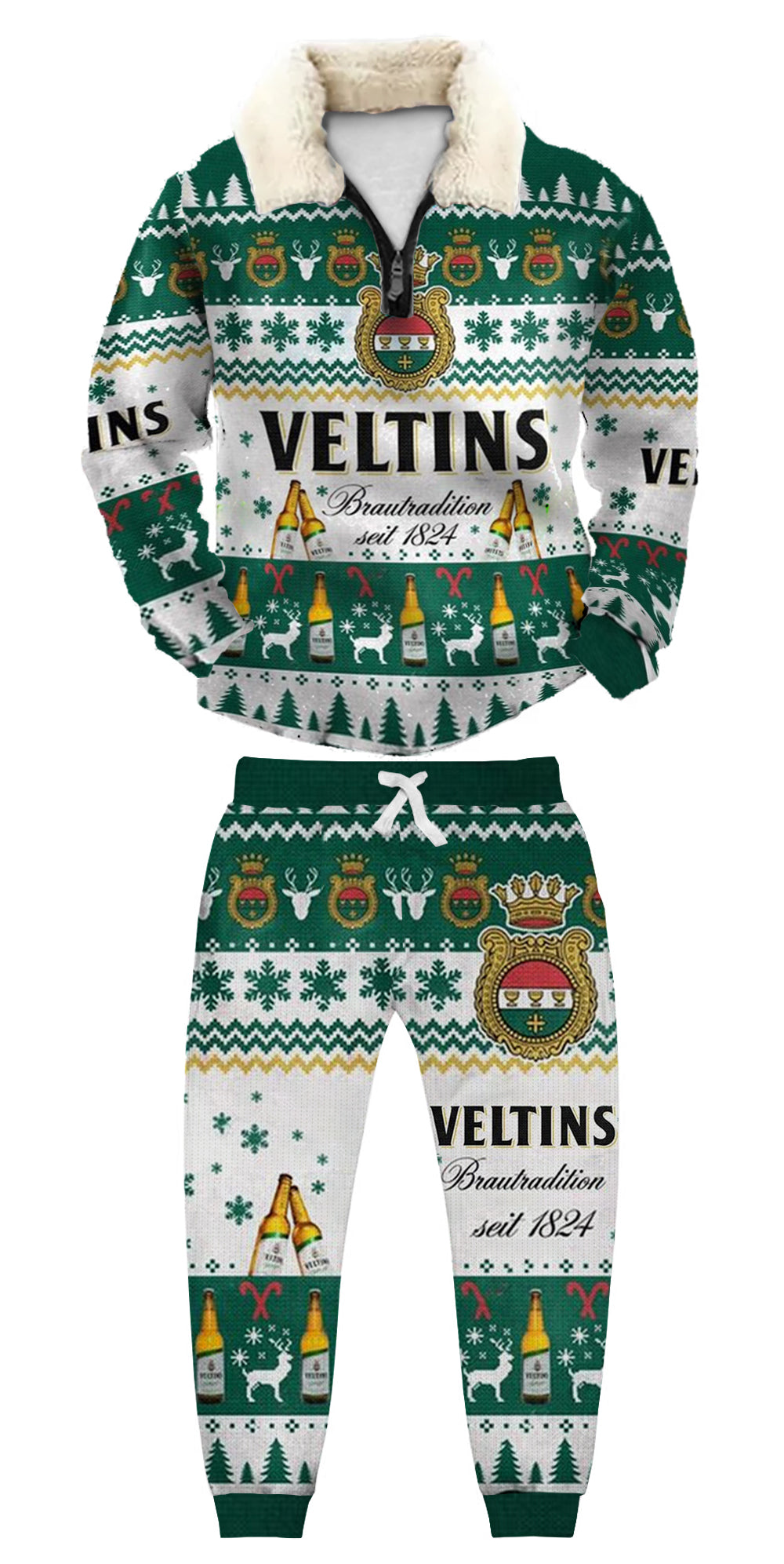 Ugly Quarter Zip Sweatshirt & Sweatpant Set 6fb9 - product image
