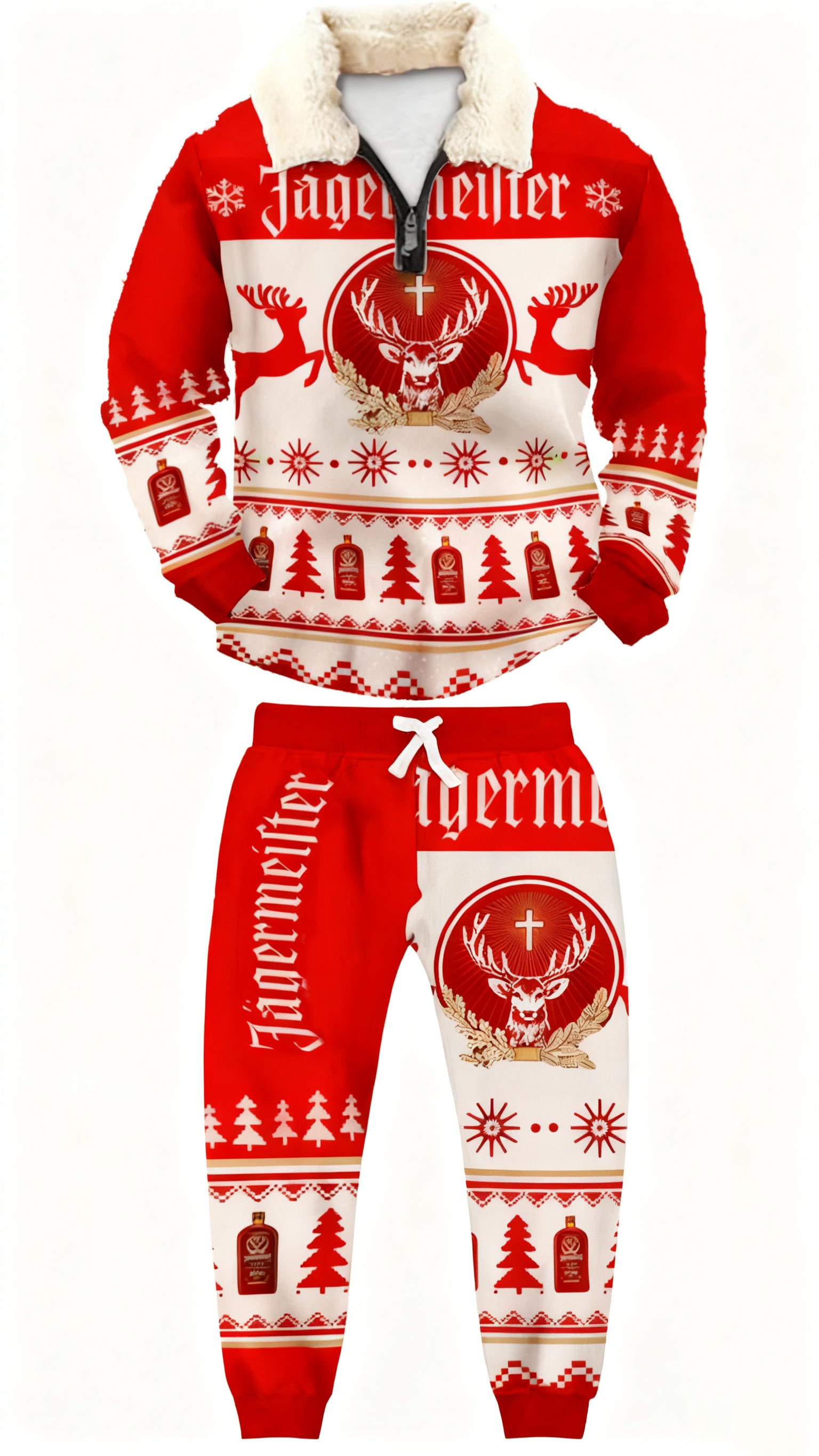 Ugly Quarter Zip Sweatshirt & Sweatpant Set 6614 - product image 2