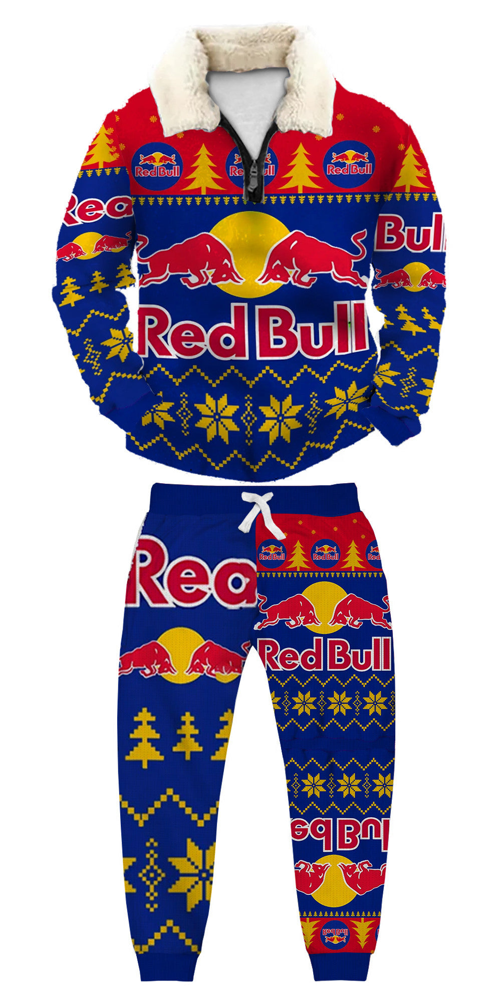 Ugly Quarter Zip Sweatshirt & Sweatpant Set 8219 - product image