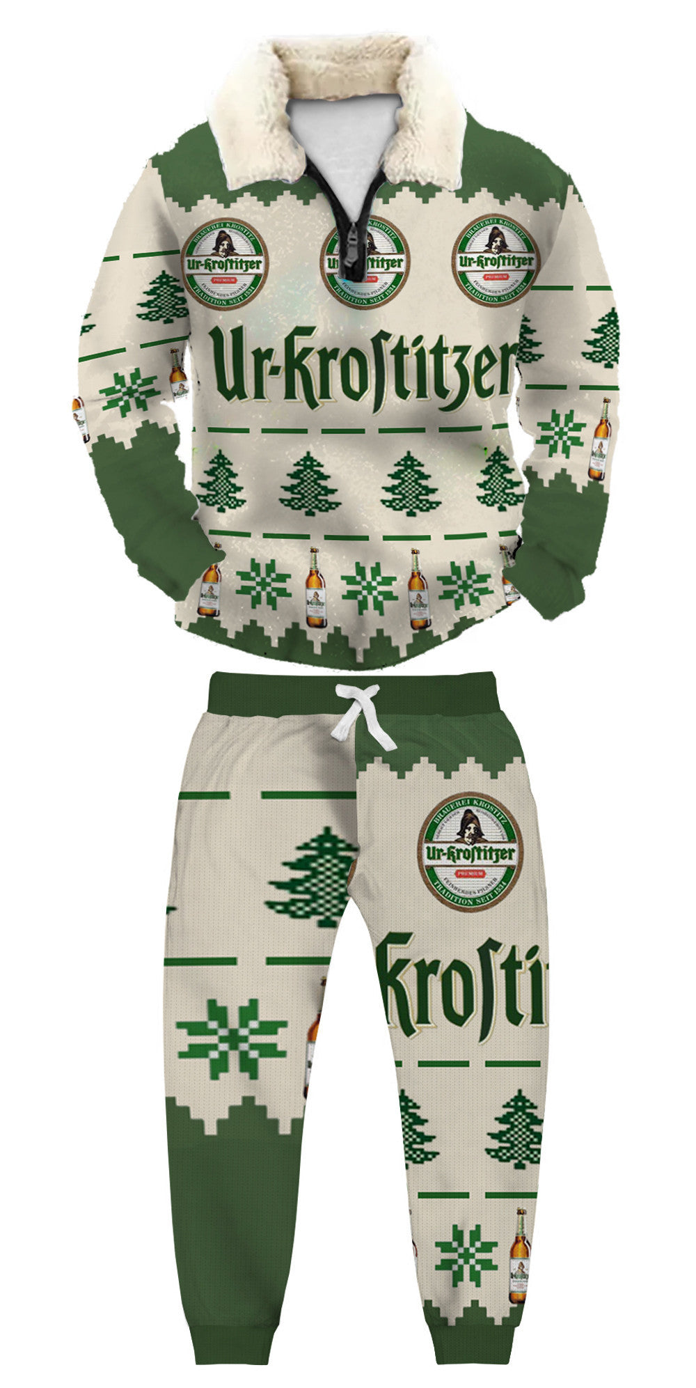 Ugly Quarter Zip Sweatshirt & Sweatpant Set e9ef - product image