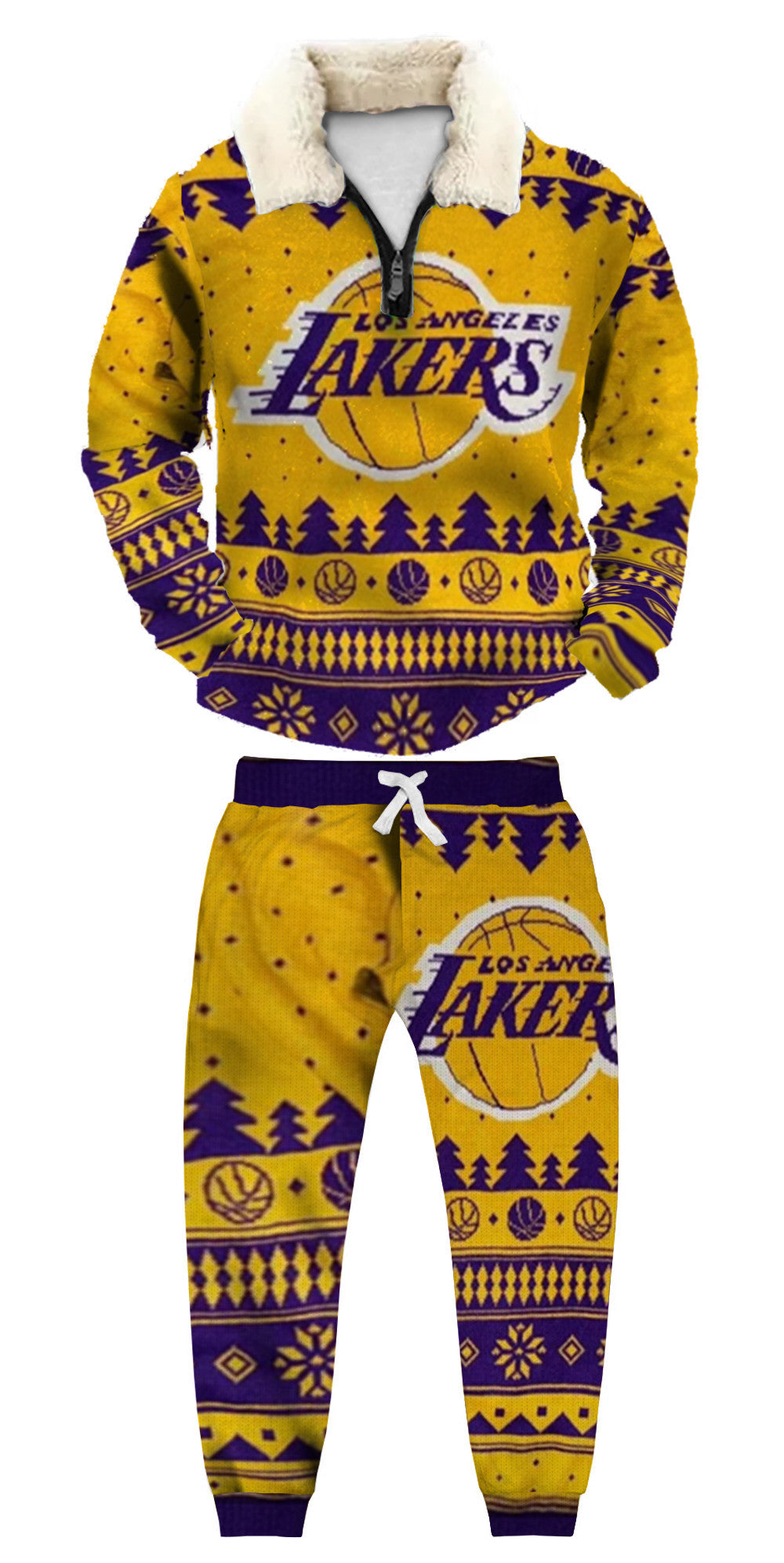 Ugly Quarter Zip Sweatshirt & Sweatpant Set 62e3 - product image