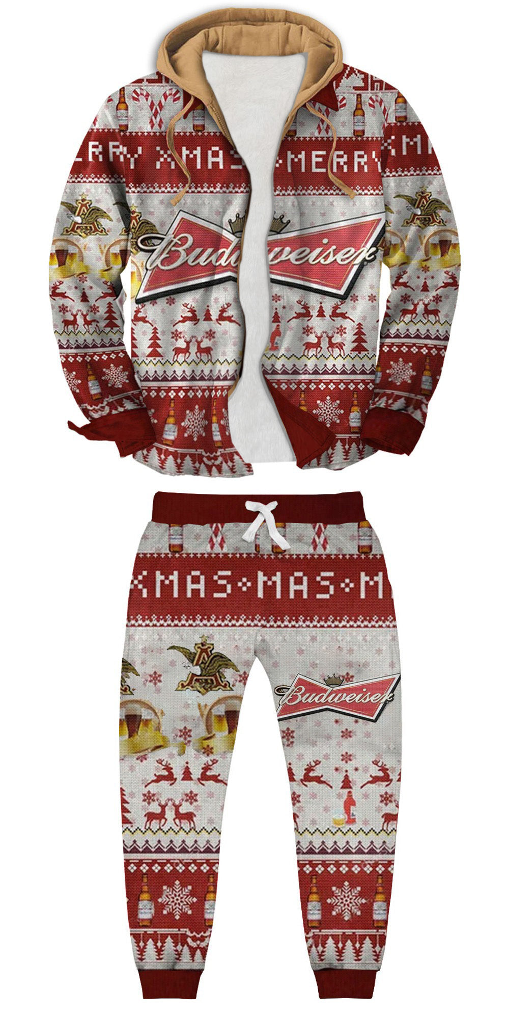 Ugly Zip Hoodie & Sweatpant Set f069 - product image