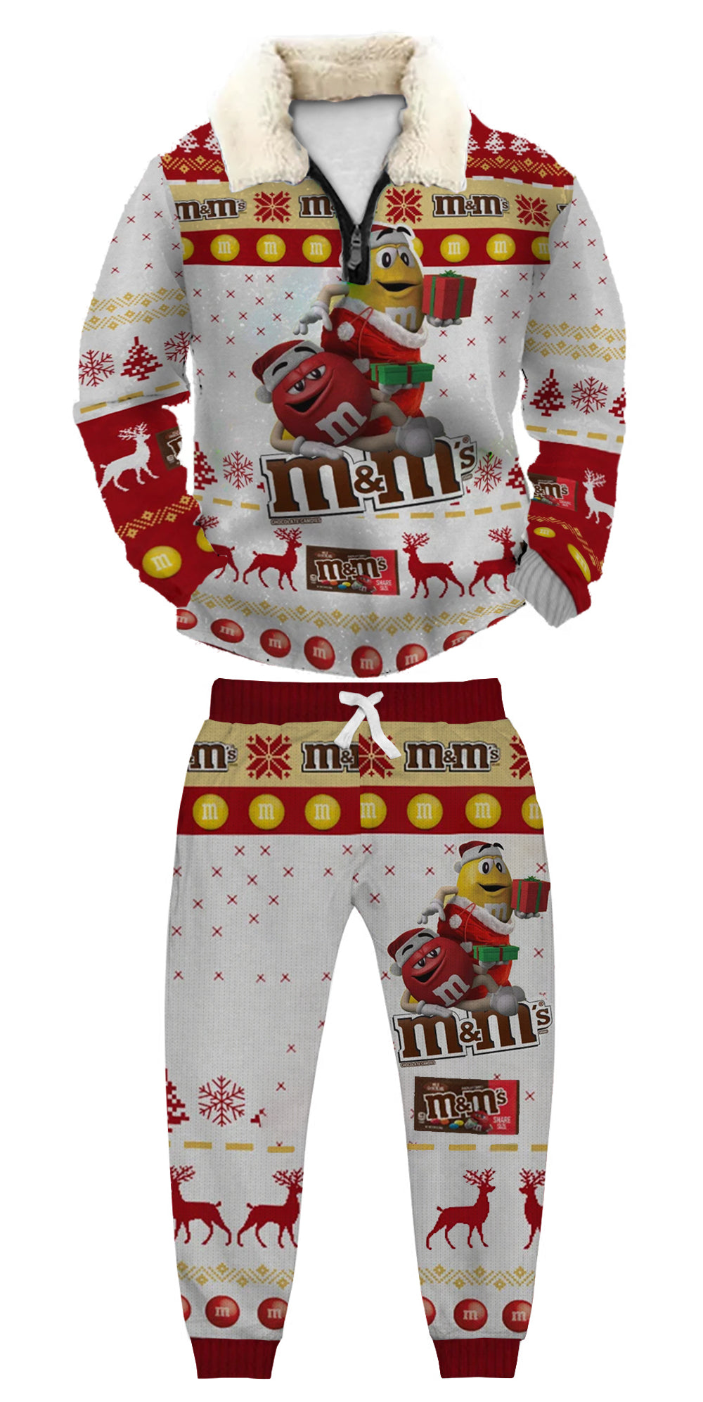 Ugly Quarter Zip Sweatshirt & Sweatpant Set d3c8 - product image