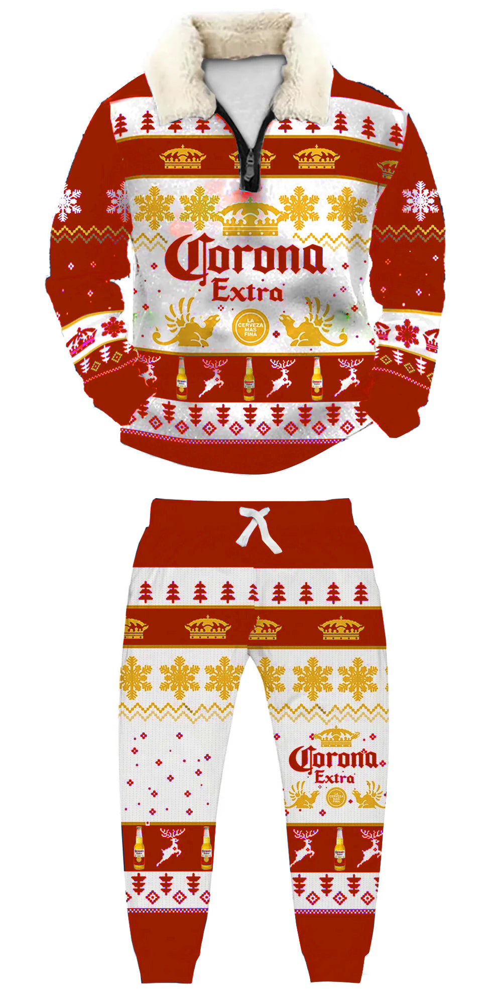 Ugly Quarter Zip Sweatshirt & Sweatpant Set c6df - product image 3