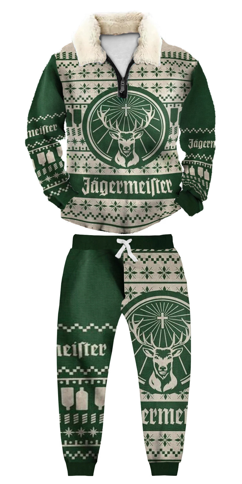 Ugly Quarter Zip Sweatshirt & Sweatpant Set cb0e - product image