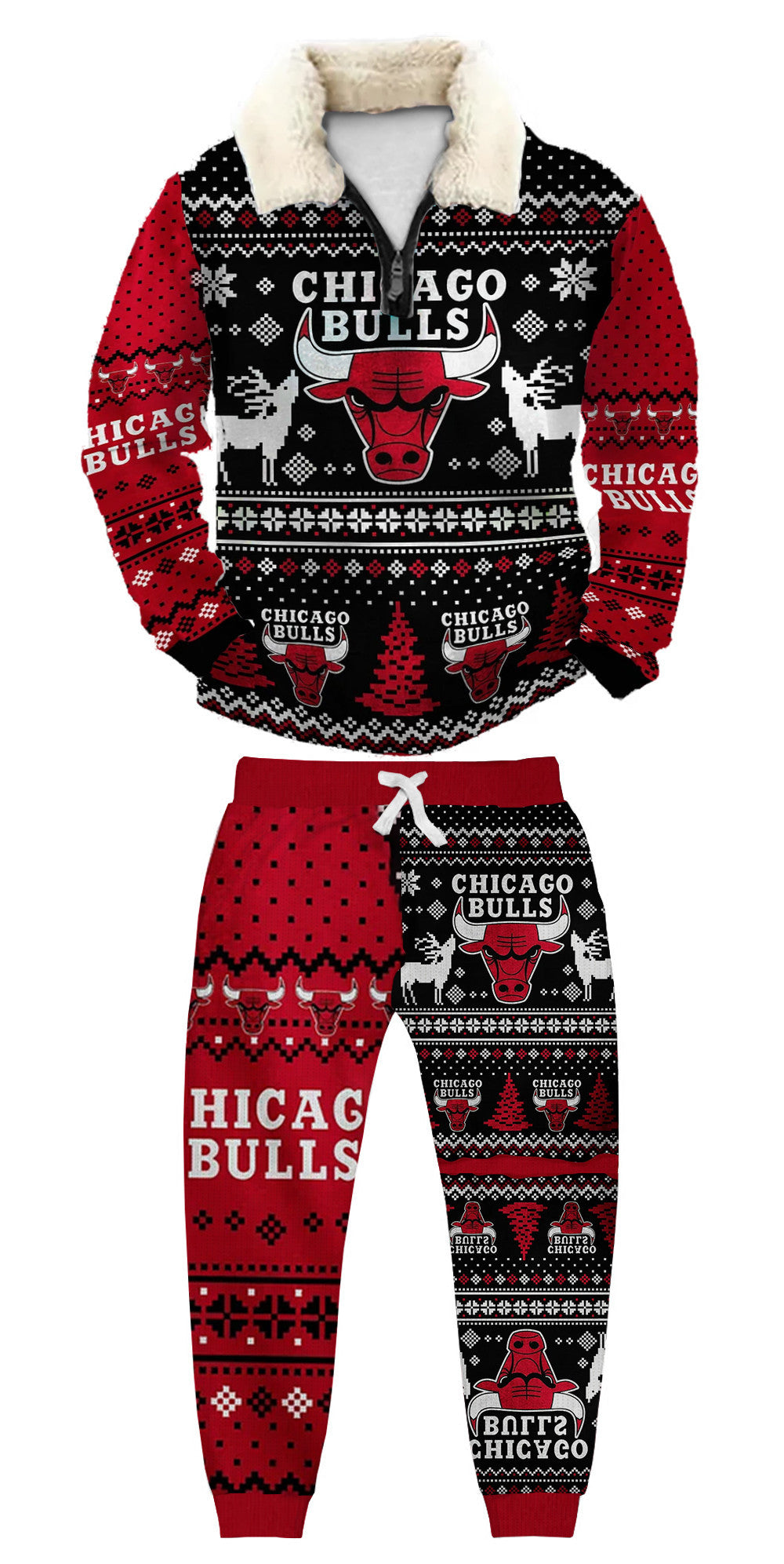 Ugly Quarter Zip Sweatshirt & Sweatpant Set 09c1 - product image