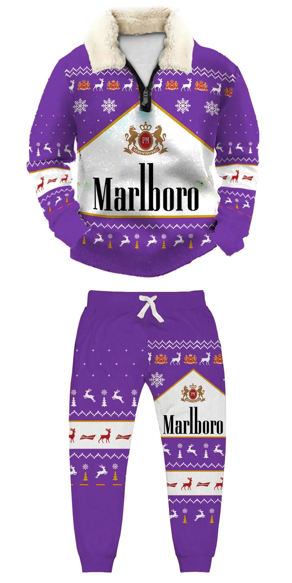 Ugly Quarter Zip Sweatshirt & Sweatpant Set 24f5 - product image 6