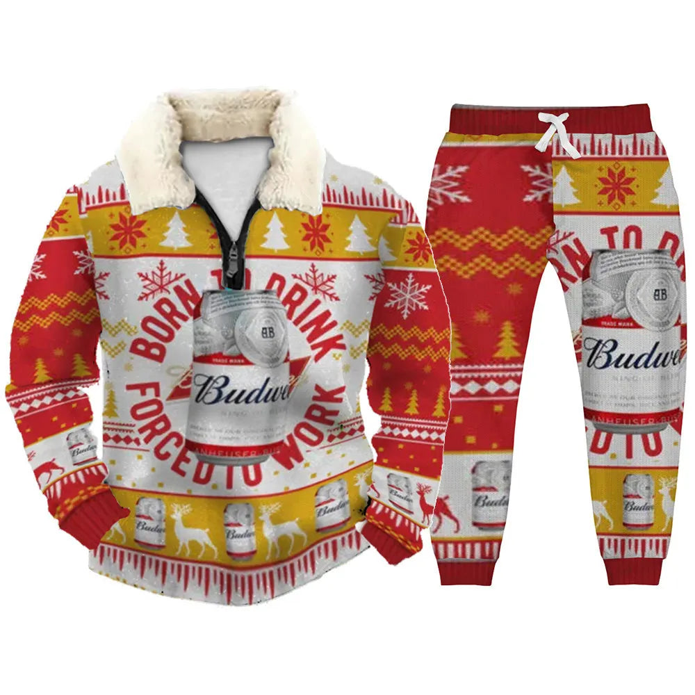 Ugly Quarter Zip Sweatshirt & Sweatpant Set 7d23 - product image