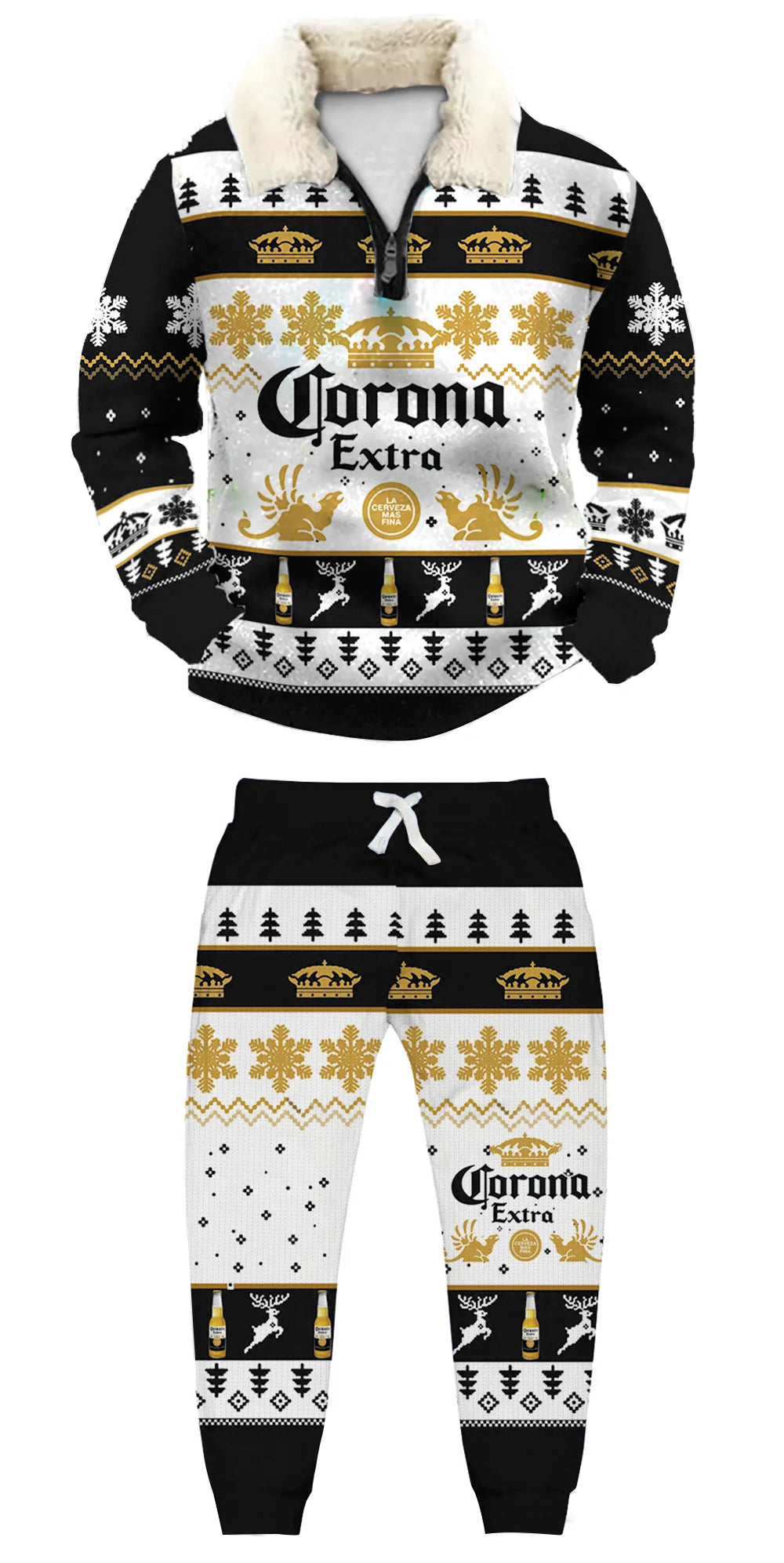 Ugly Quarter Zip Sweatshirt & Sweatpant Set c6df - product image 9