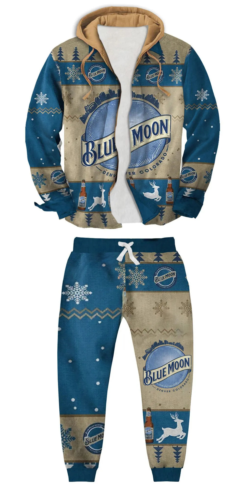 Ugly Zip Hoodie & Sweatpant Set a799 - product image