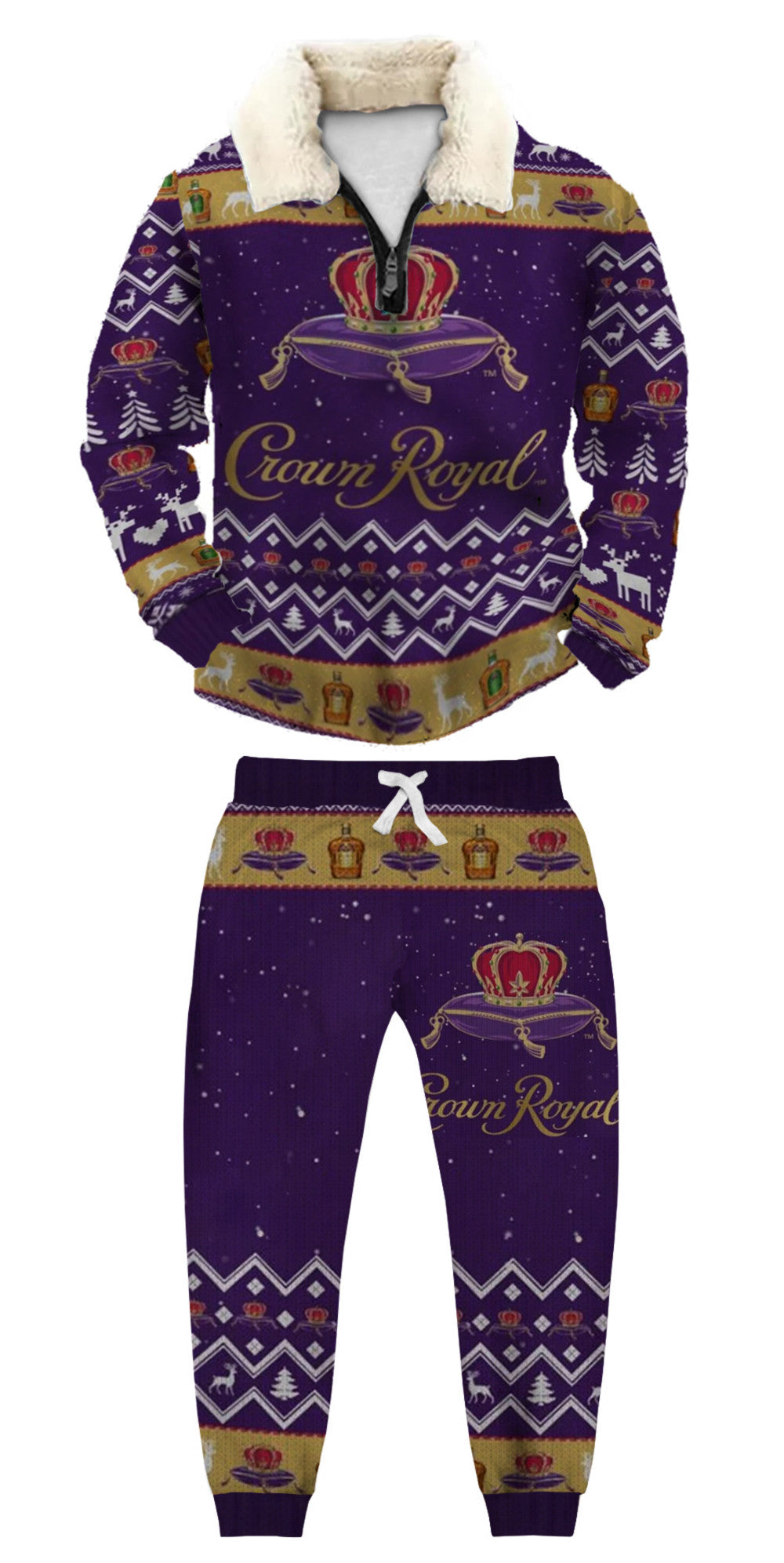 Ugly Quarter Zip Sweatshirt & Sweatpant Set 9e16 - product image