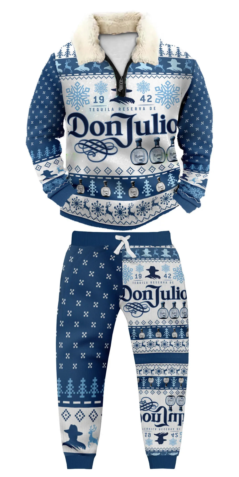 Ugly Quarter Zip Sweatshirt & Sweatpant Set 7bd8 - product image