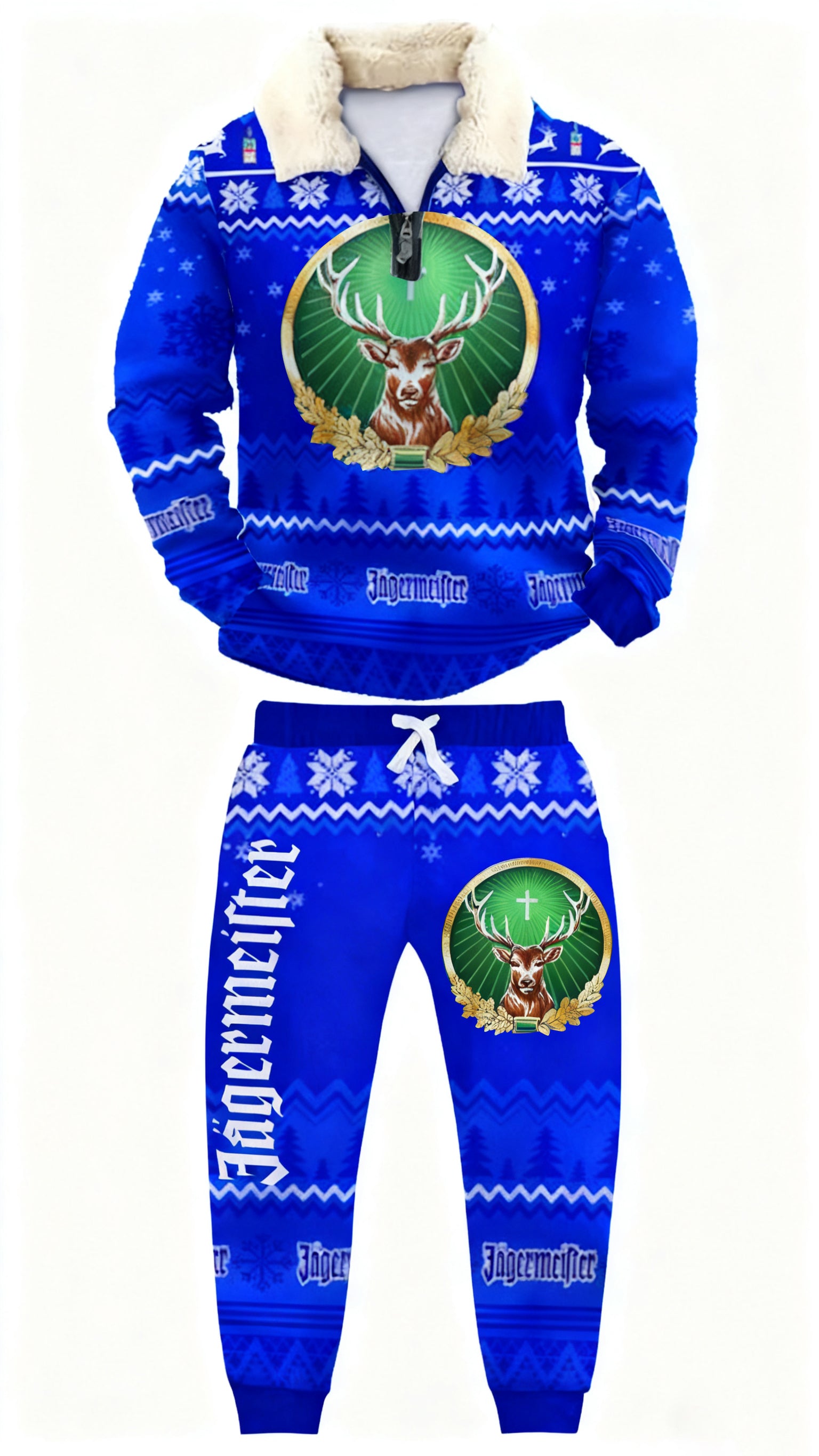 Ugly Quarter Zip Sweatshirt & Sweatpant Set 016a - product image 4