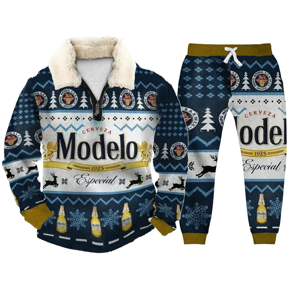 Ugly Quarter Zip Sweatshirt & Sweatpant Set 5bba - product image