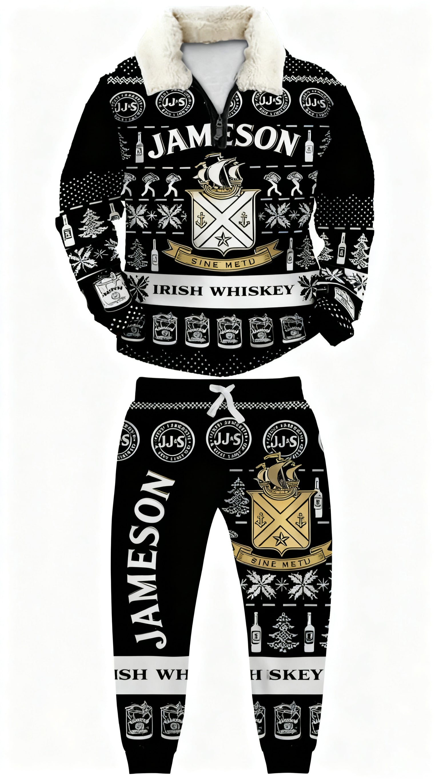 Ugly Quarter Zip Sweatshirt & Sweatpant Set c3fa - product image 4